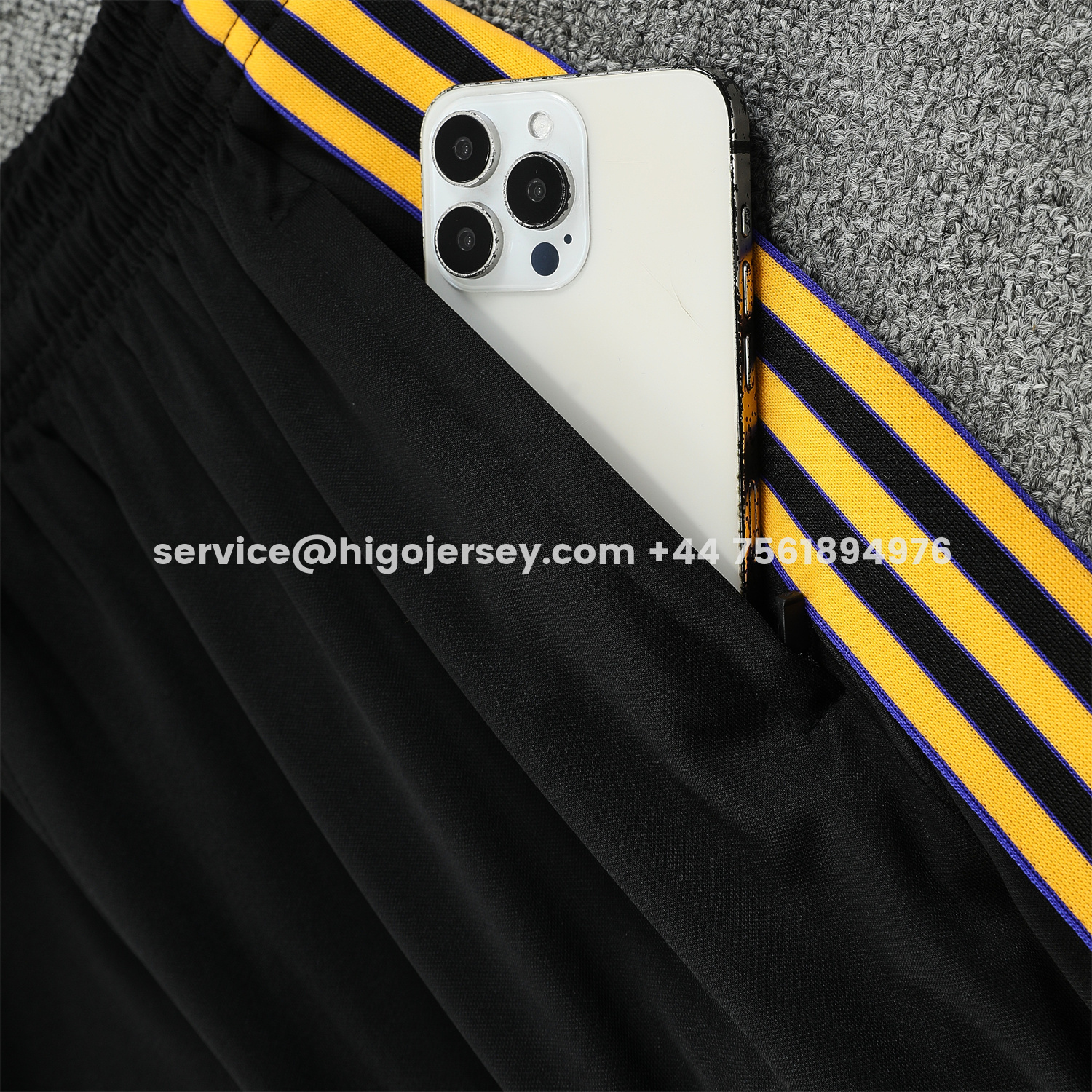 Higojerseys-Manchester United 25-26 Vest Training Set - Black Top & Black Shorts