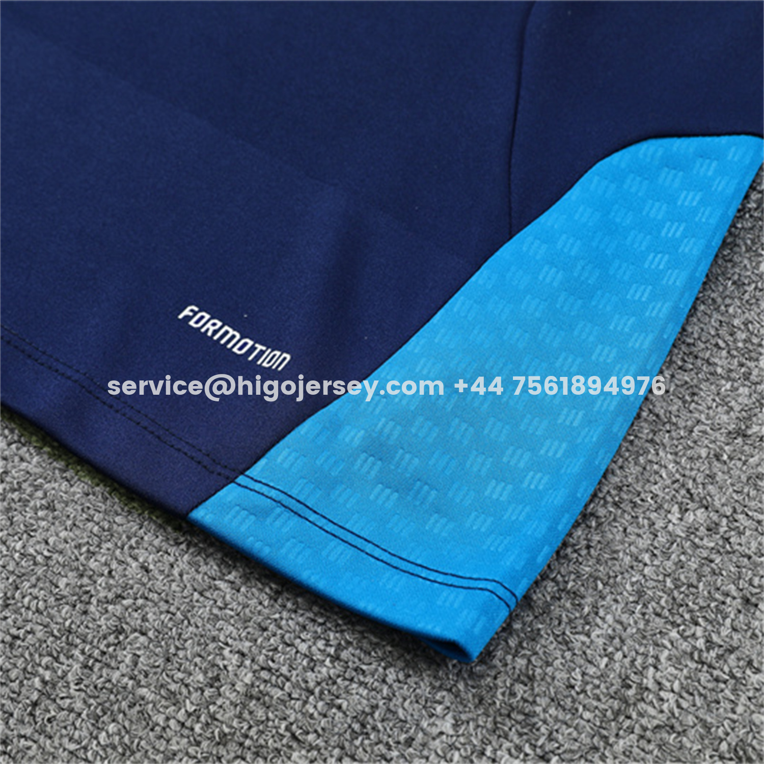 Higojerseys-Spain 2026 Long Sleeve Training Set - Royal Blue Top & Pants