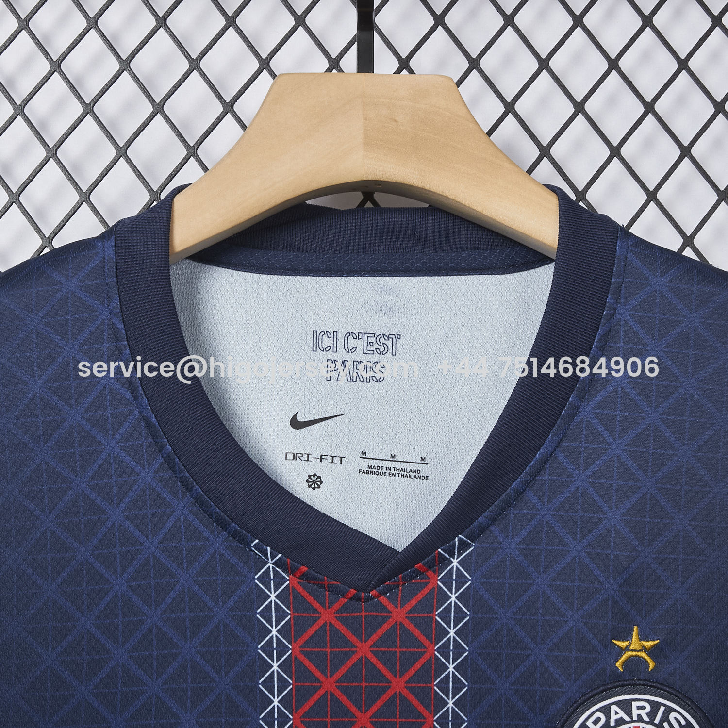 Higojerseys-Paris Saint-Germain PSG 2025 Champions League Eiffel Tower Star Jersey - Fans Version