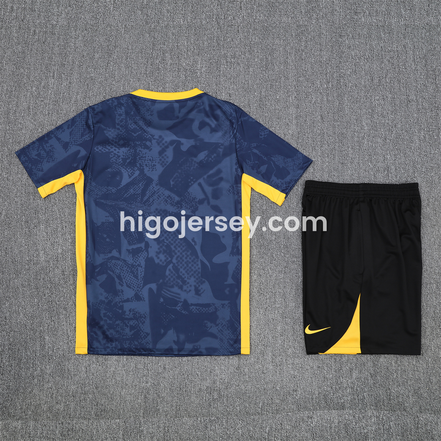 Higojerseys-Inter Milan 25-26 Short-Sleeve Training Set - Deep Blue Camouflage