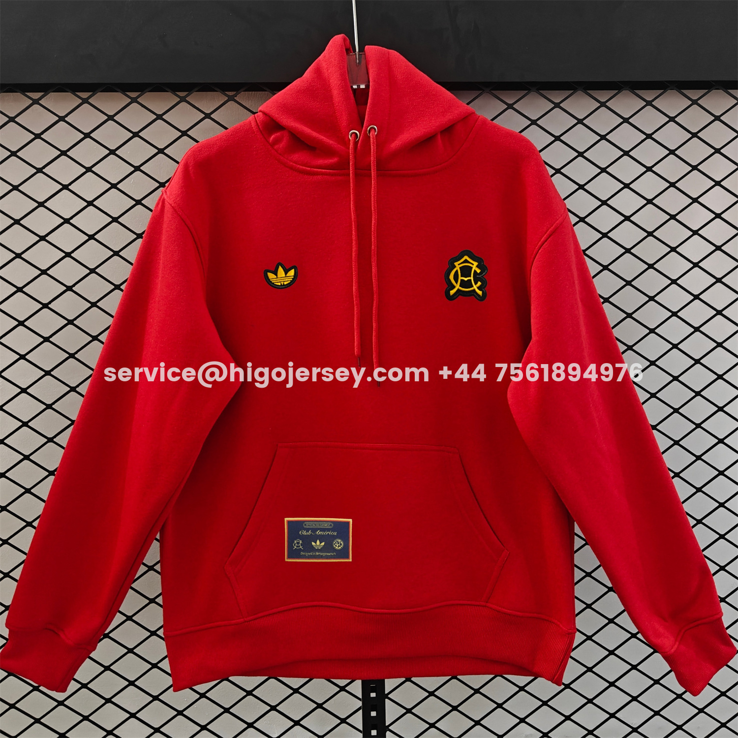 Higojerseys-Club América 25-26 Originals Terrace Icon Unisex Pullover Hoodie