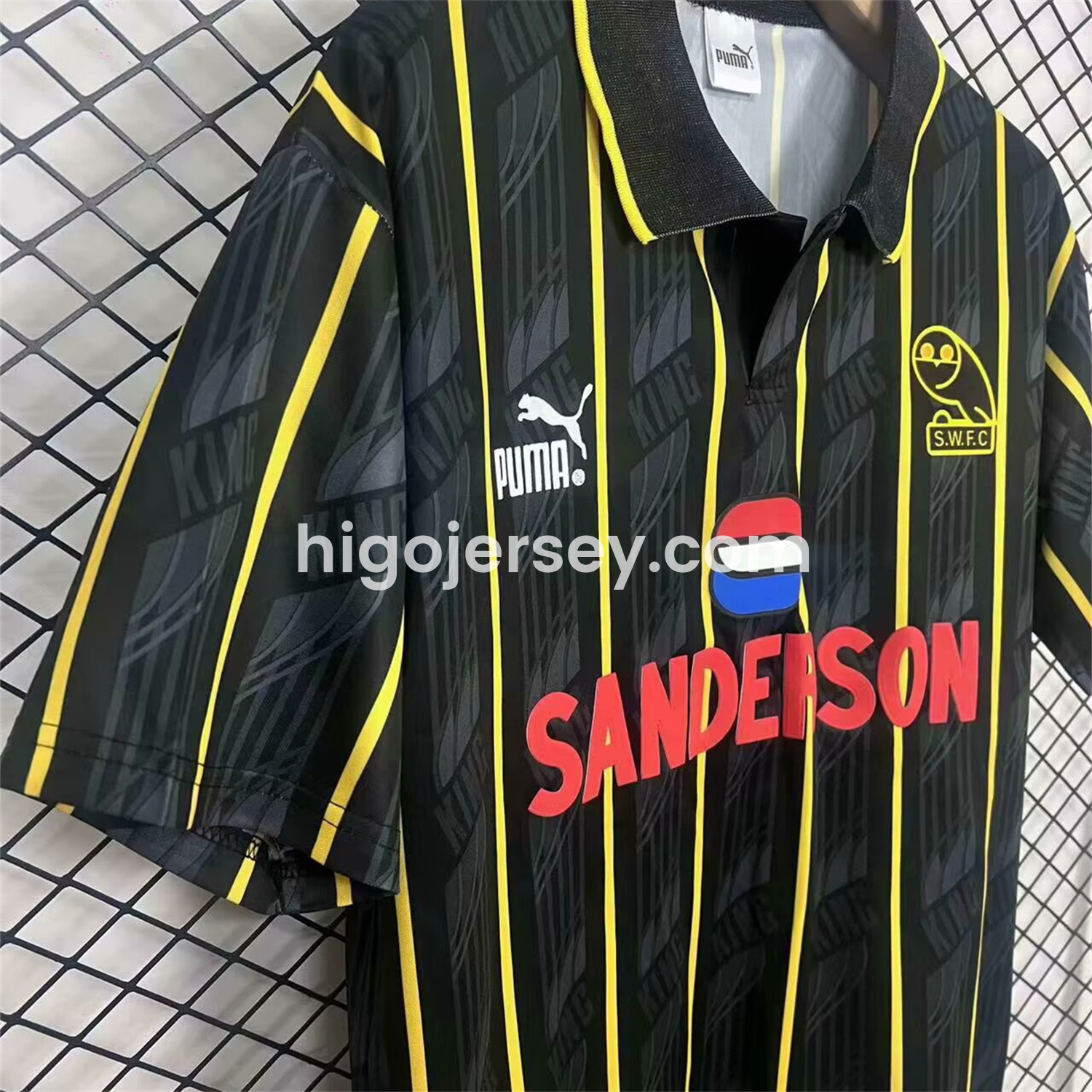 Higojerseys-Retro Sheffield Wednesday 1993-94 Away Jersey