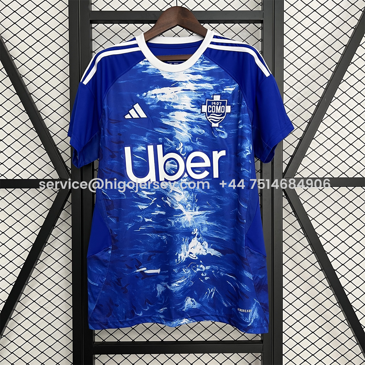 Higojerseys-Como 25-26 Home Jersey - Fans Version