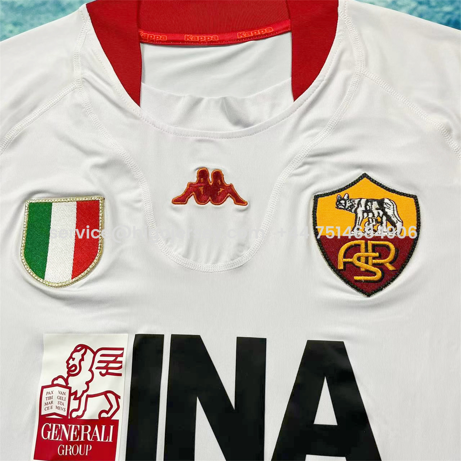 Higojerseys-Retro Roma 2001-02 Away Jersey