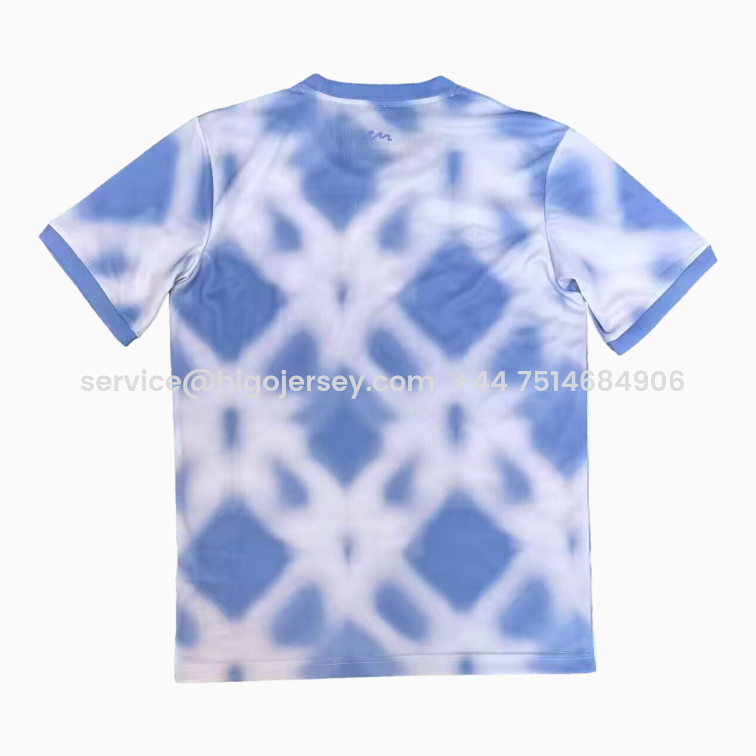 Higojerseys-El Salvador 25-26 Blue And White Pre-Match Training Jersey - Fans Version