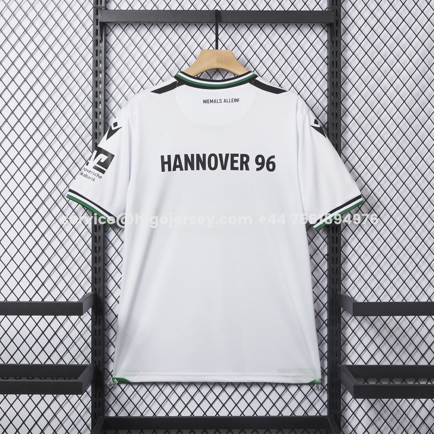 Higojerseys-Hannover 96 25-26 Third White Jersey - Fans Version