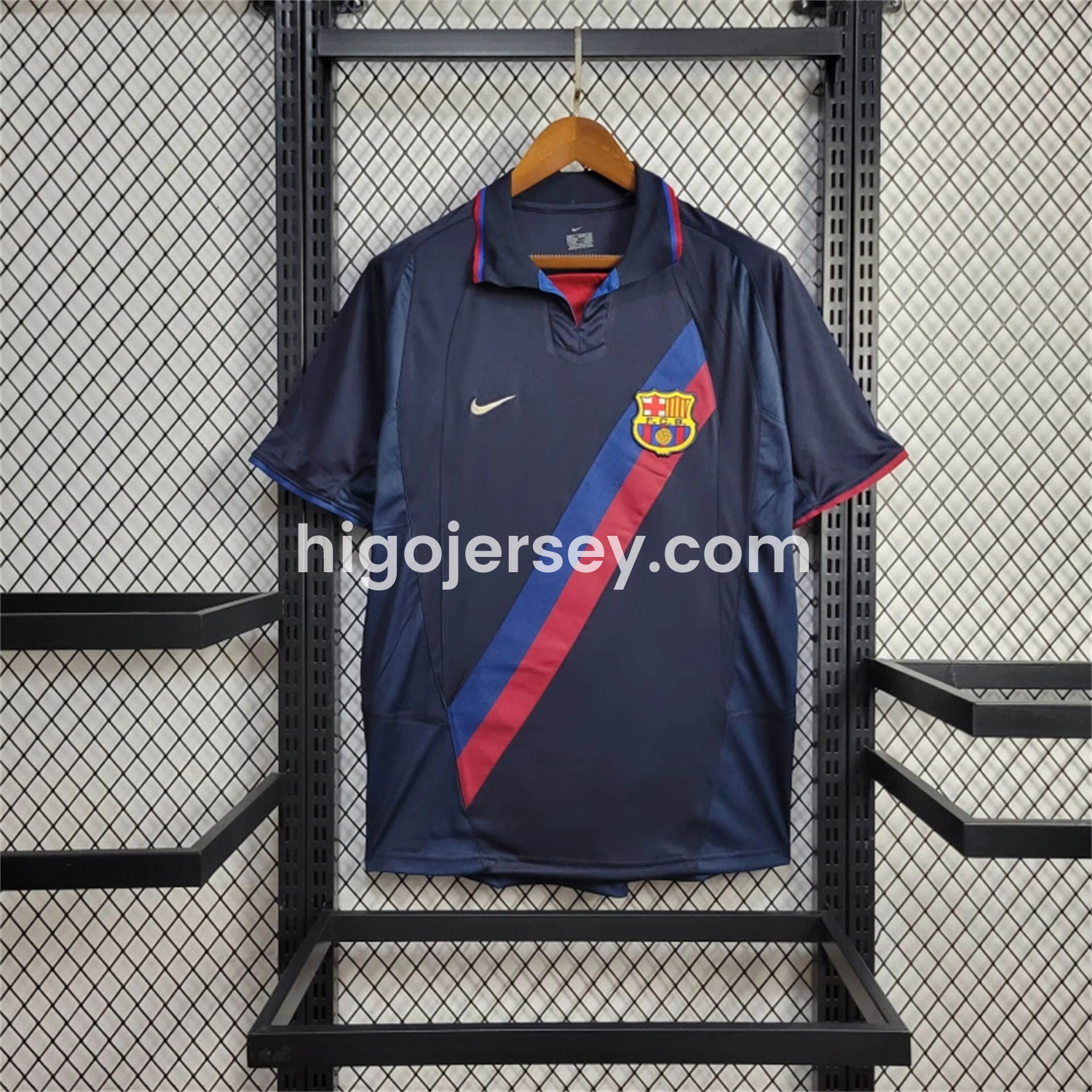 Higojerseys-Retro Barcelona 02-03 Away Jersey
