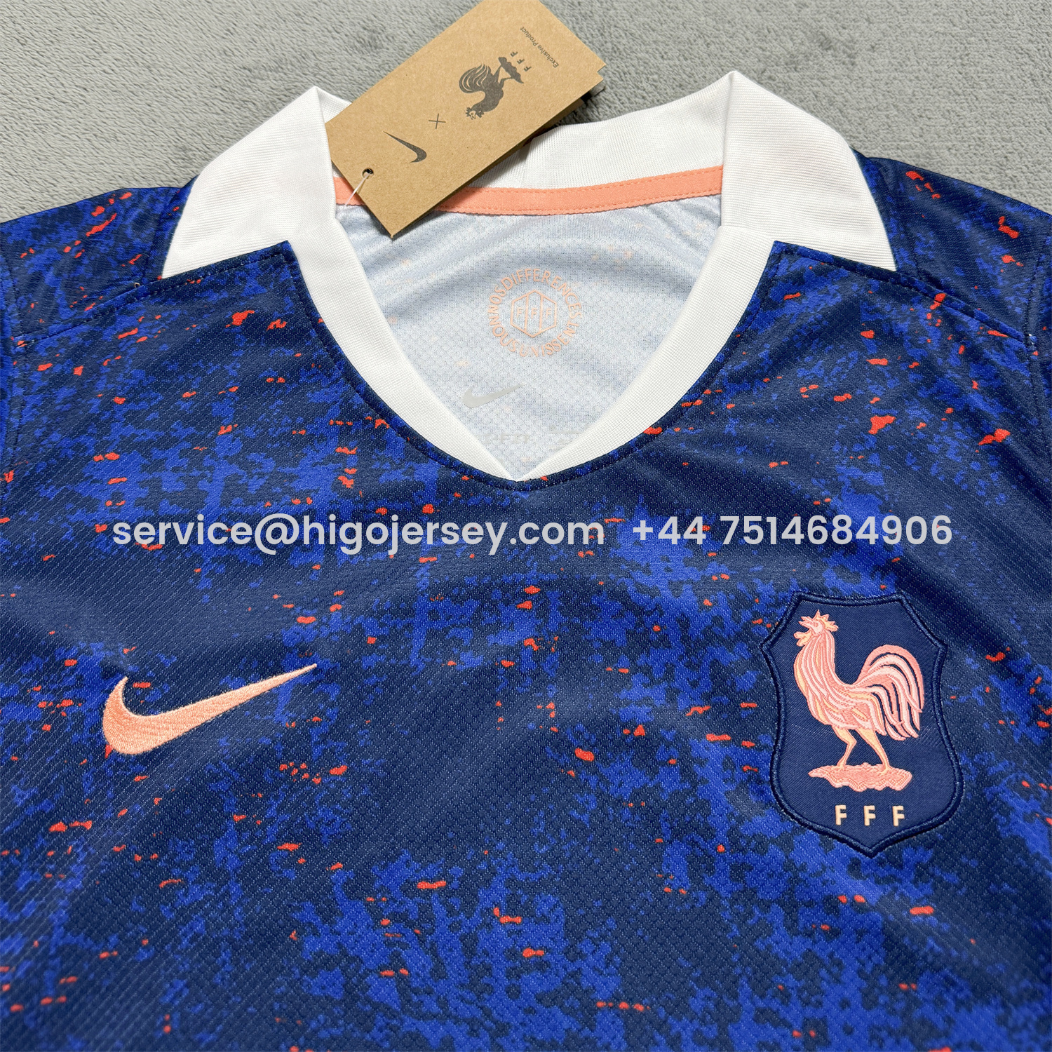 Higojerseys-Women's France 2025 Women's Team Home Jersey