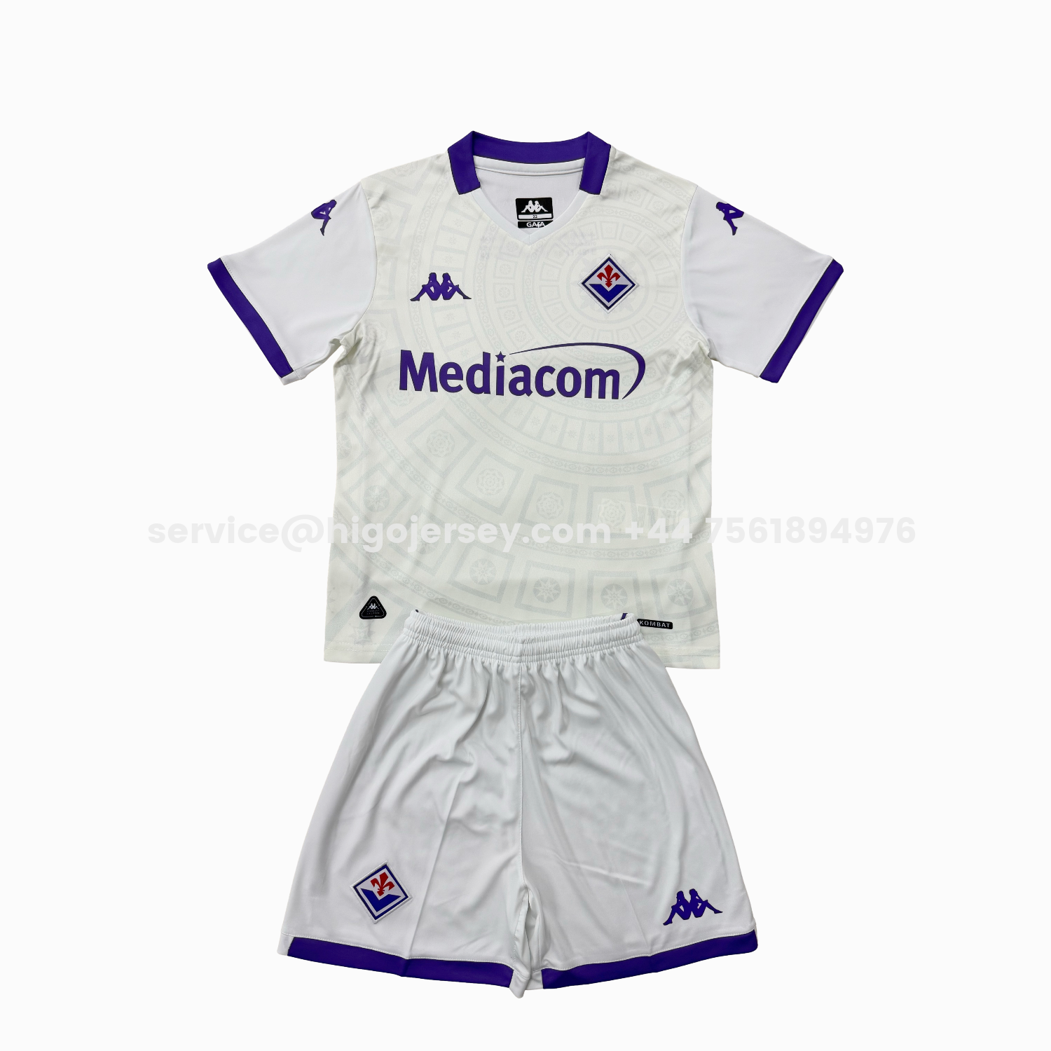 Higojerseys-Fiorentina 25-26 Away Men's Adult Jersey Set - Fans Version