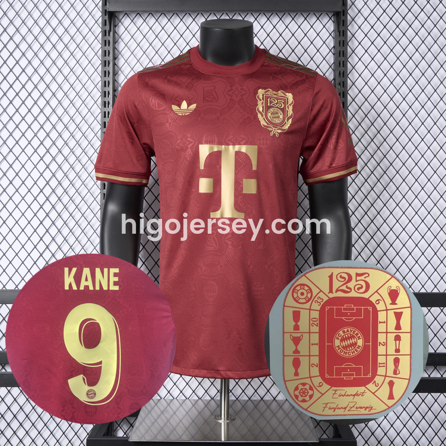 Higojerseys-Bayern Munich 2025 125th Anniversary Jersey - Player Version