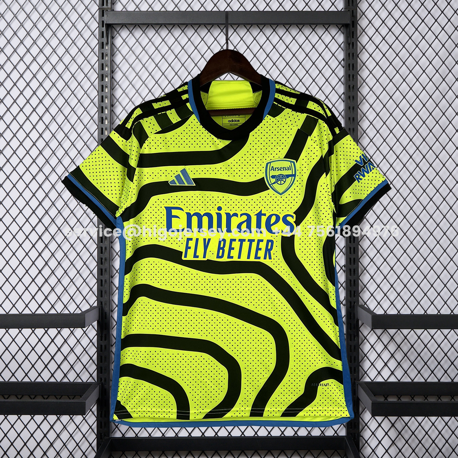 Higojerseys-Retro Arsenal 2023-24 Away Jersey