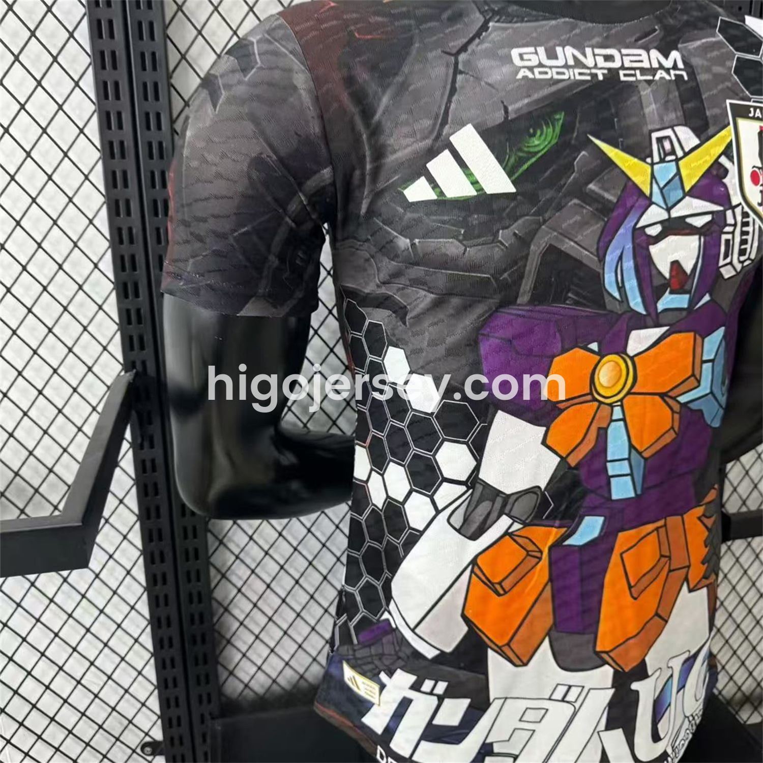 Higojerseys-Japan 25-26 Gundam Black Special Edition Jersey - Player Version