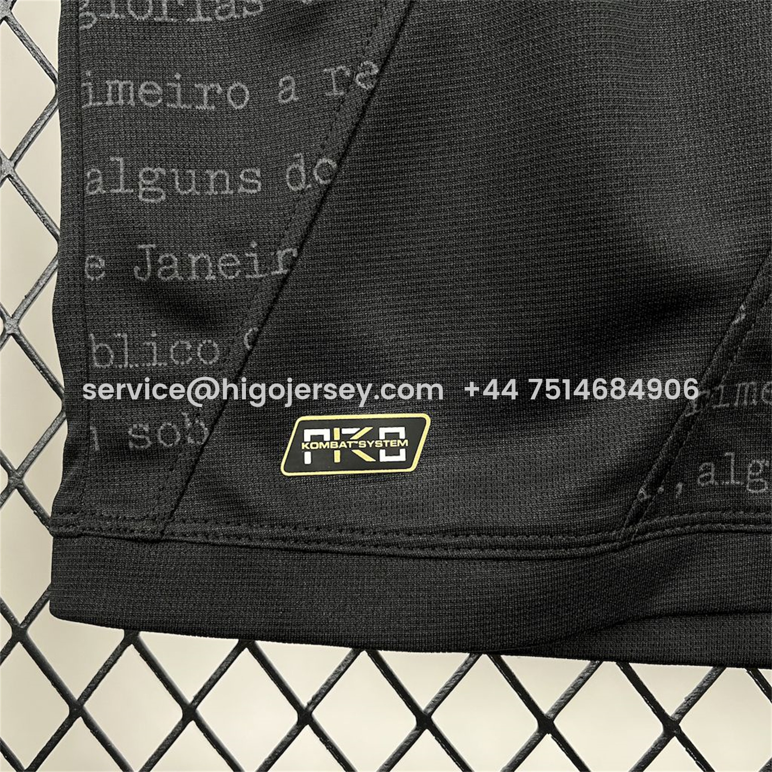 Higojerseys-Vasco da Gama 24-25 Black Special Edition Kids Kit