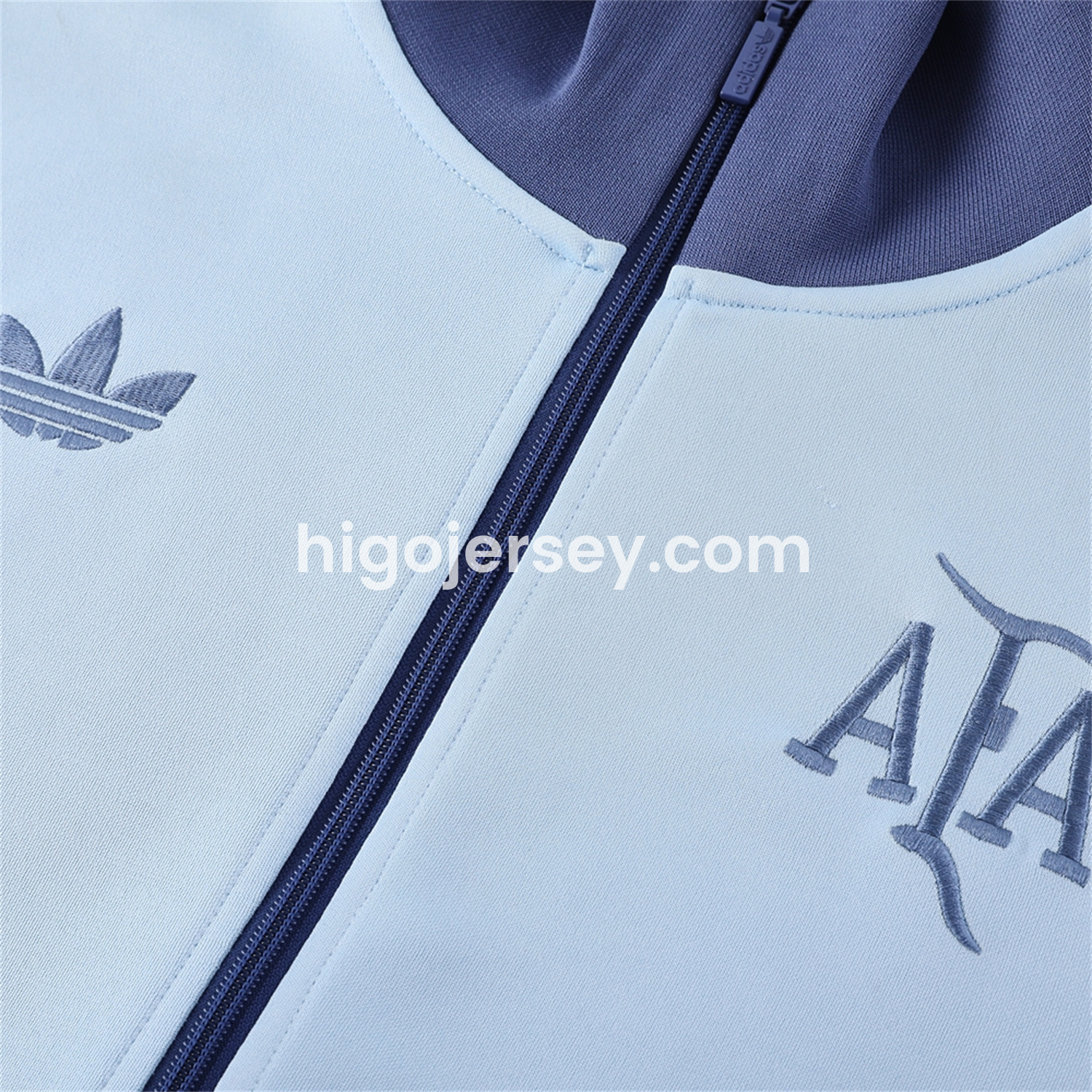 Higojerseys-Argentina 24-25 Throwback Jacket Training Tracksuit - Light Blue Jackets & Blue Pants