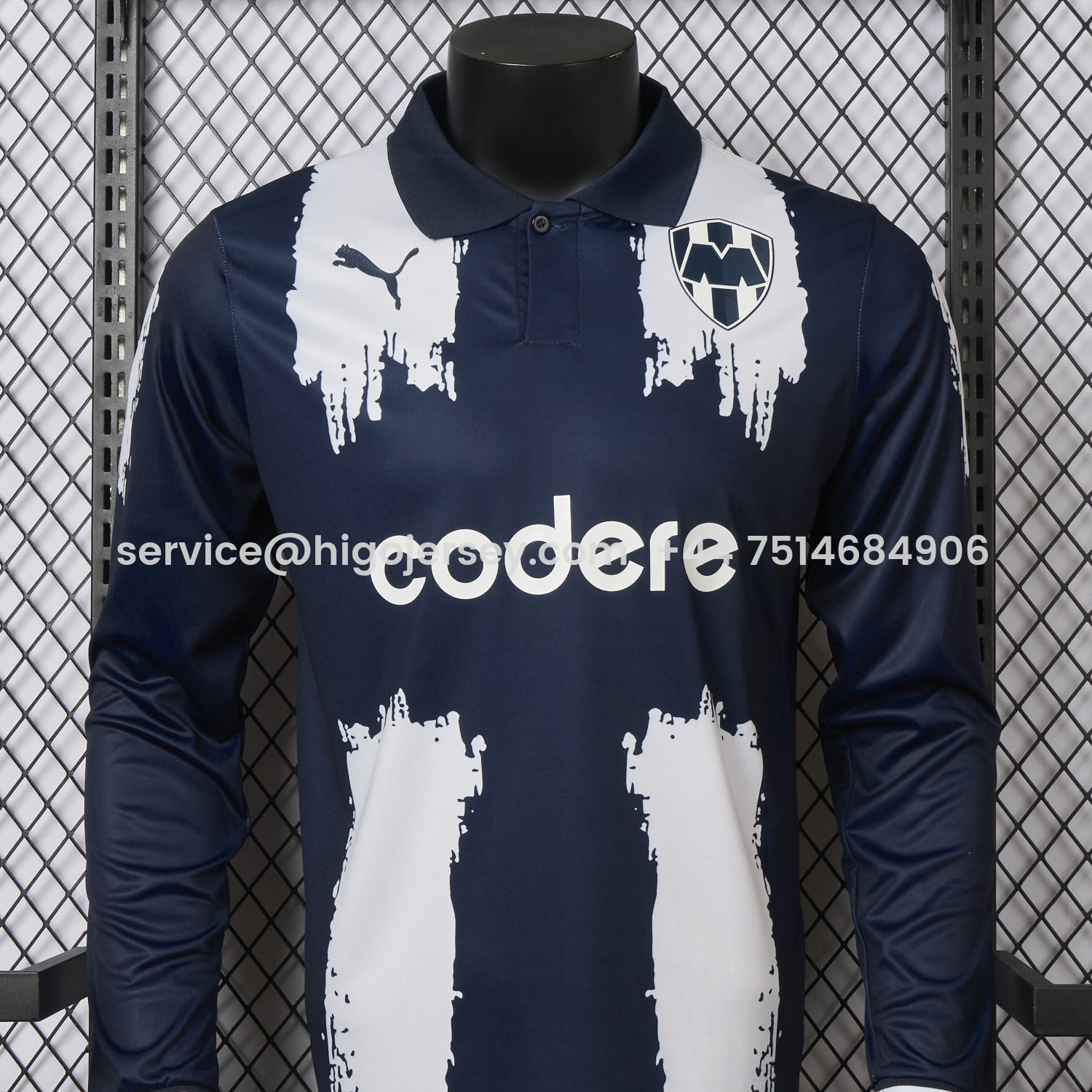 Higojerseys-Rayados Monterrey 25-26 Club World Cup Home Long Sleeves Jersey - Player Version