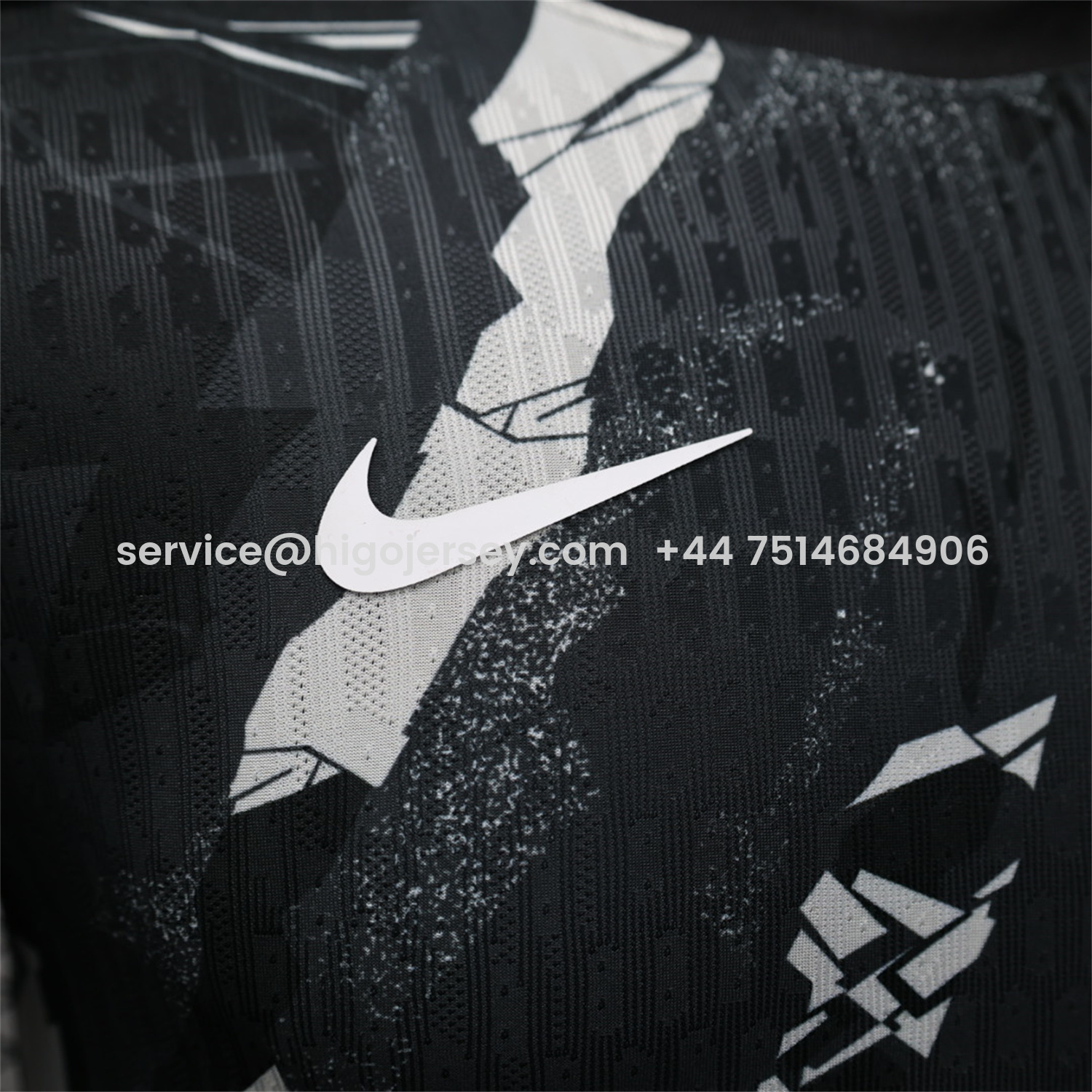 Higojerseys-Al Ittihad Jeddah United 25-26 Black Pre-Match Jersey - Player Version