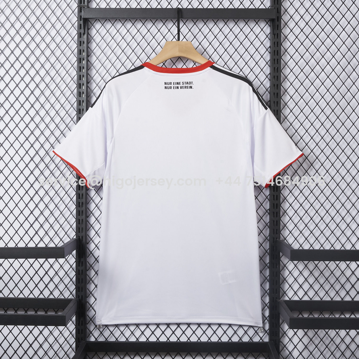 Higojerseys-Frankfurt 25-26 Away White Jersey - Fans Version