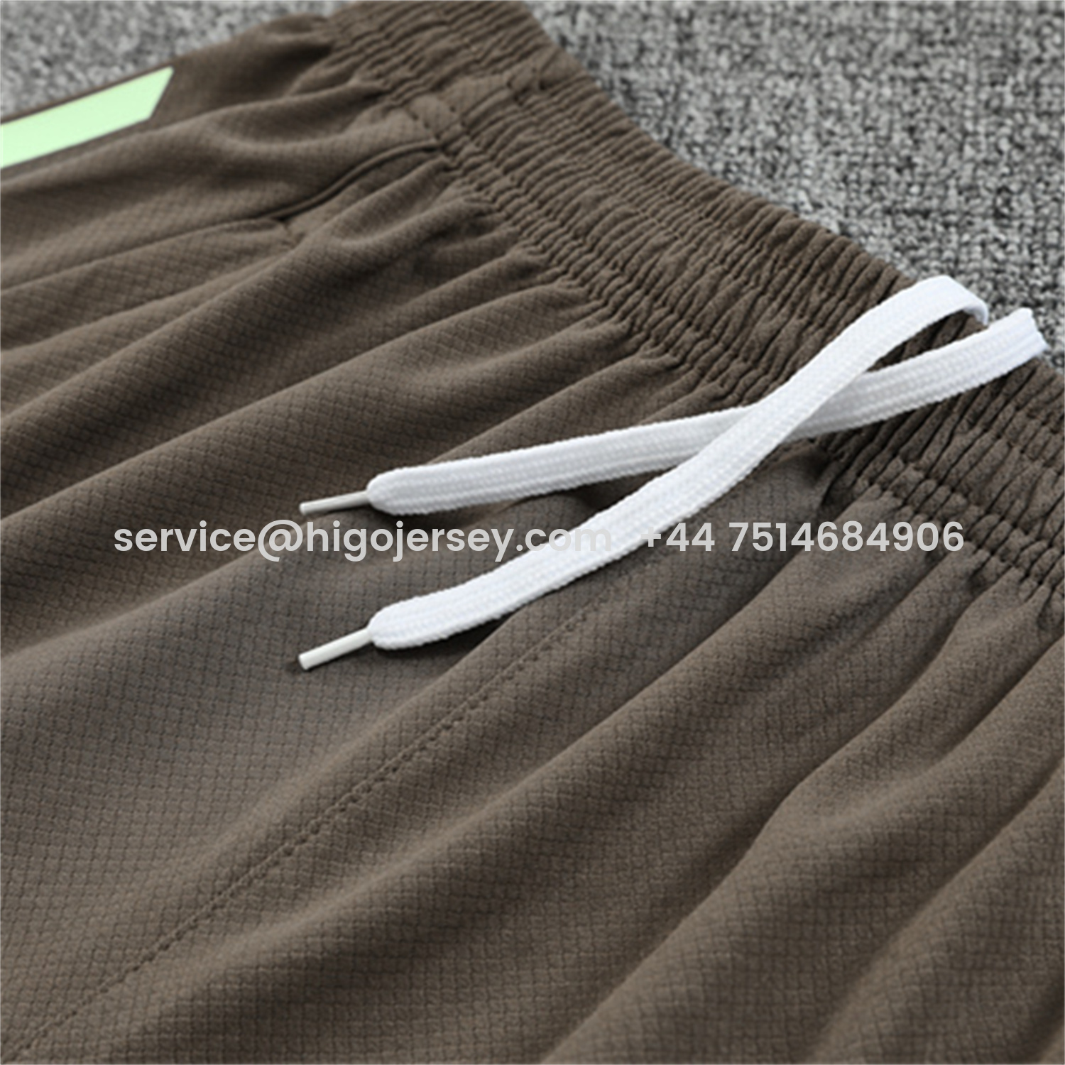 Higojerseys-Real Madrid 25-26 Kids Short-Sleeve Training Set - Light Green Top and Dark Khaki Shorts