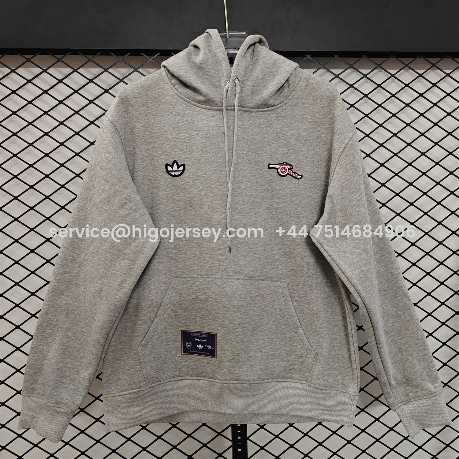 Higojerseys-Arsenal 25-26 Originals Terrace Icon Unisex Pullover Hoodie