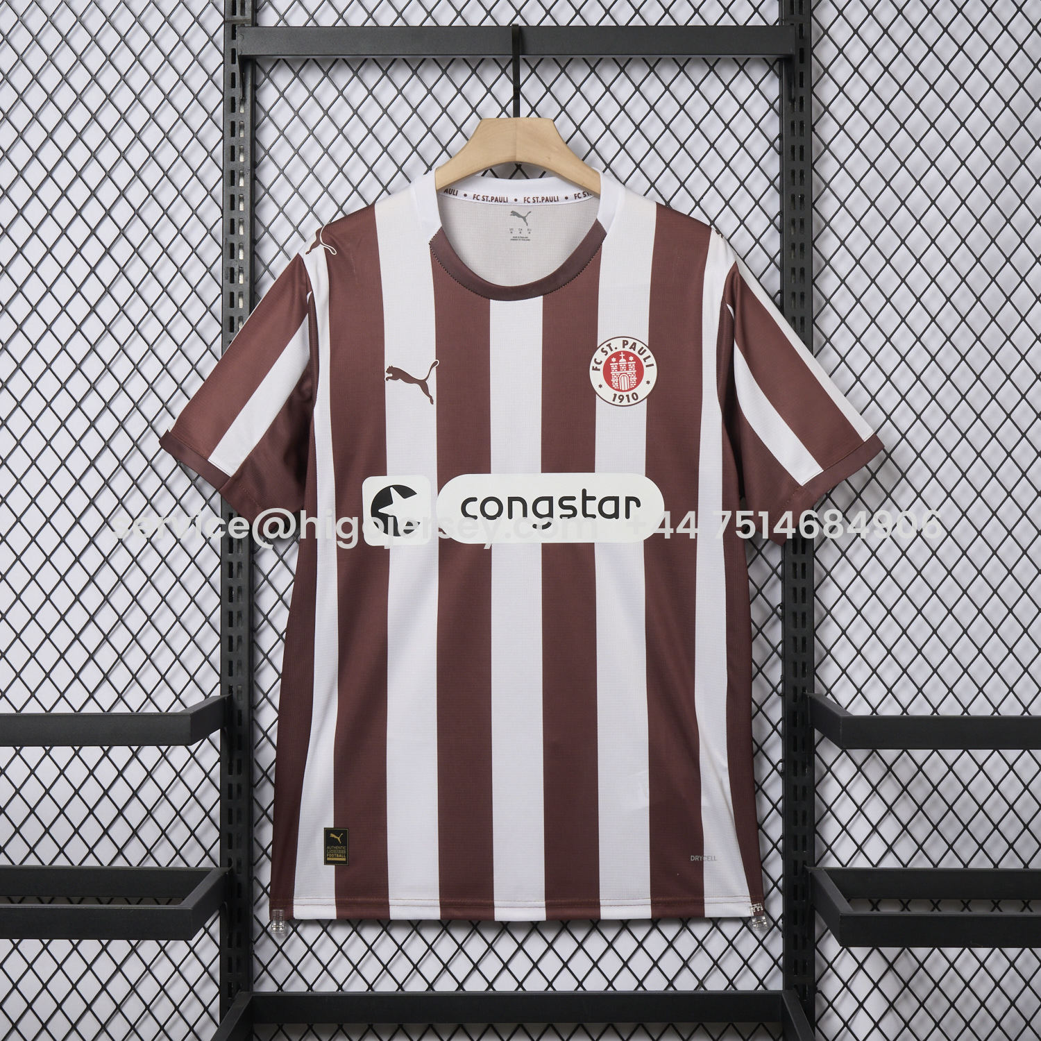 Higojerseys-St. Pauli 25-26 Home Jersey - Fans Version
