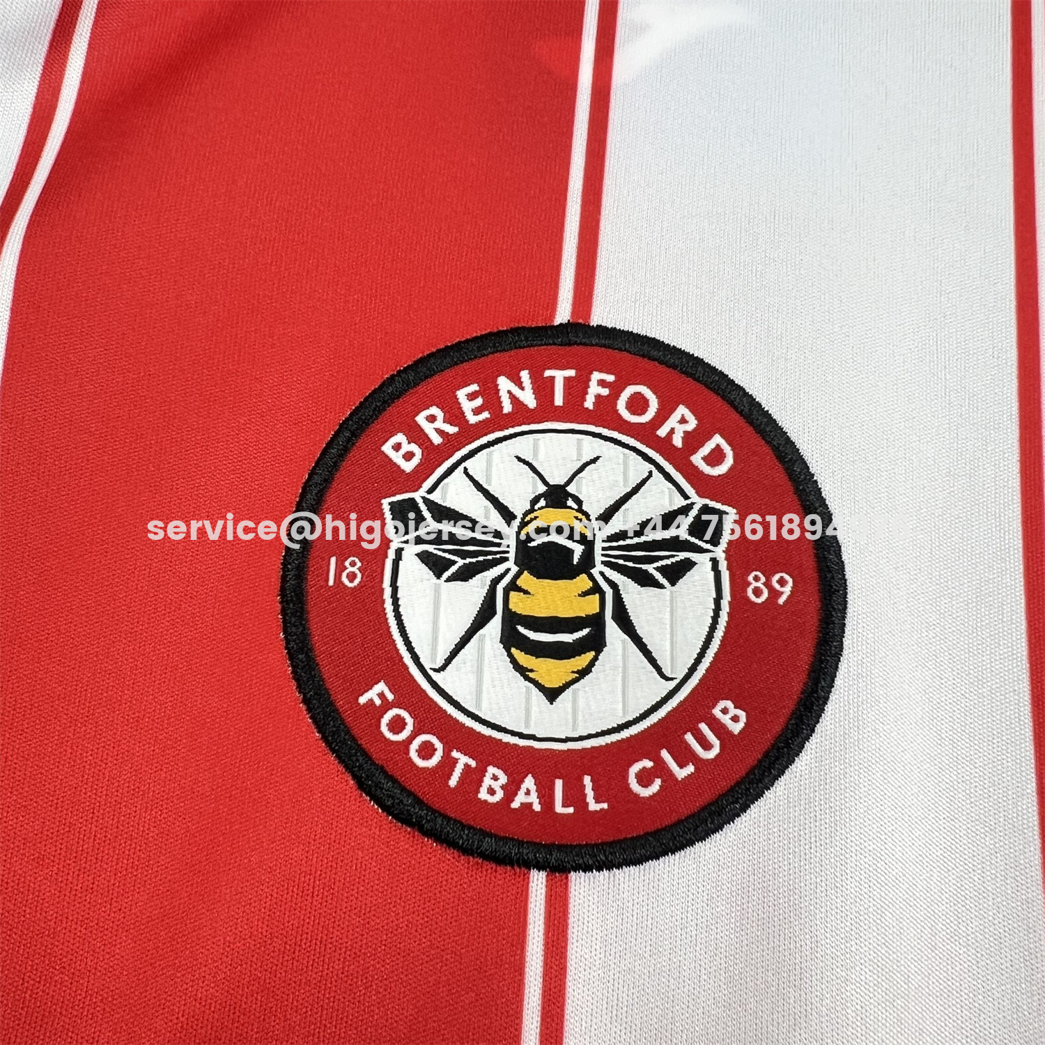 Higojerseys-Brentford 25-26 Home Jersey - Fans Version