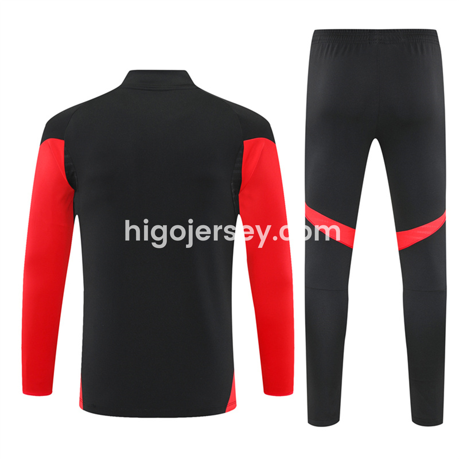 Higojerseys-Bayern Munich 25-26 Kid Long Sleeves Training Set - Black Top & Black Pants