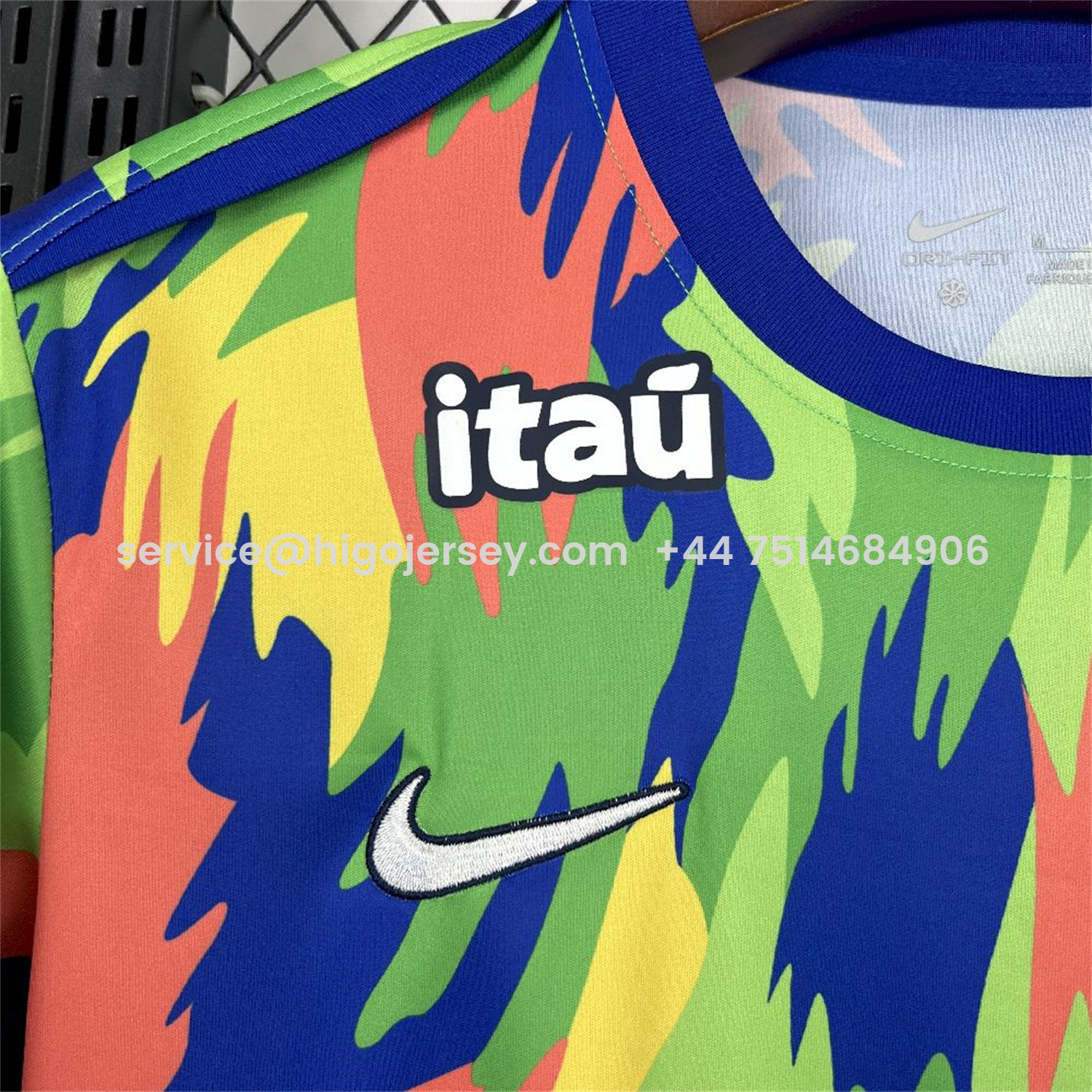 Higojerseys-Brazil 25-26 Green Training Jersey - Fans Version