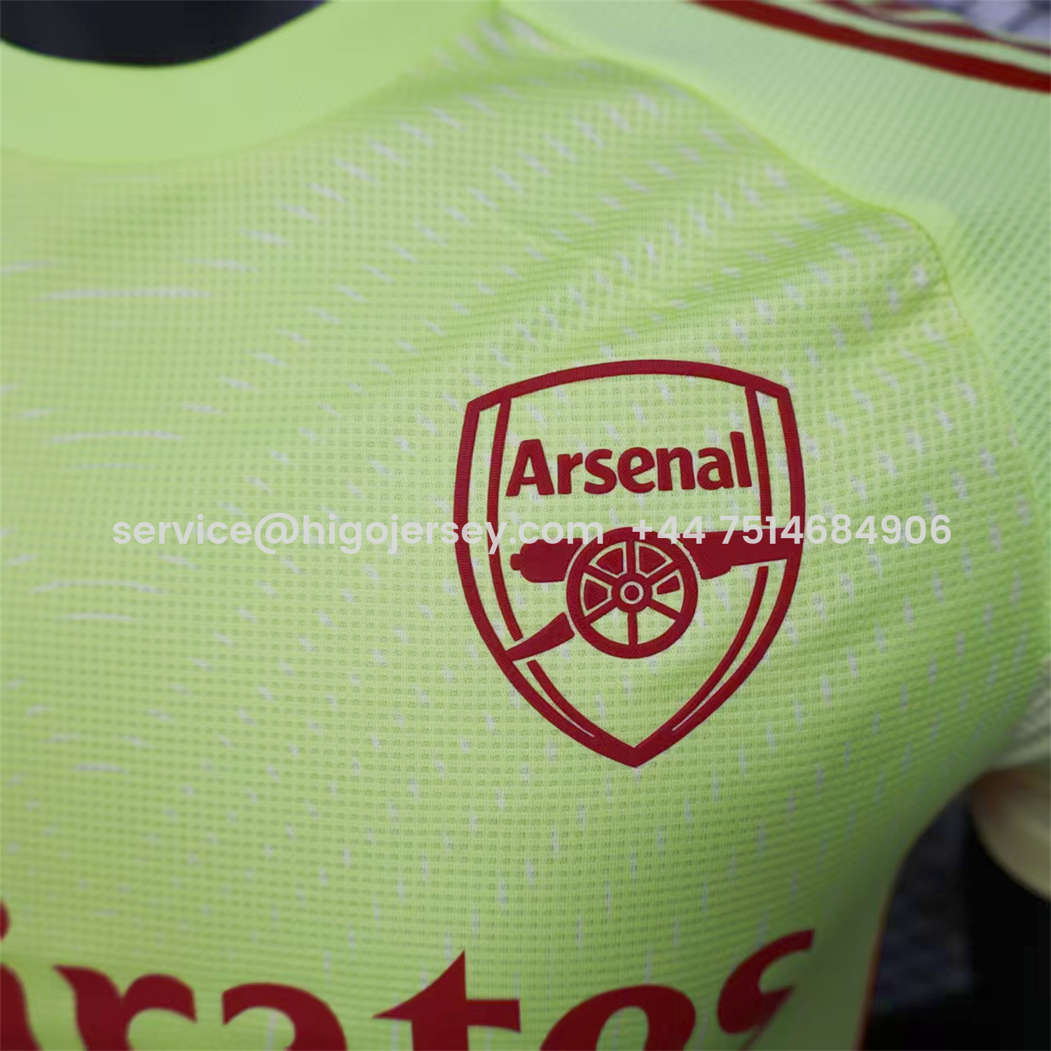 Higojerseys-Arsenal 25-26 Light Yellow Goalkeeper Jersey - Player Version
