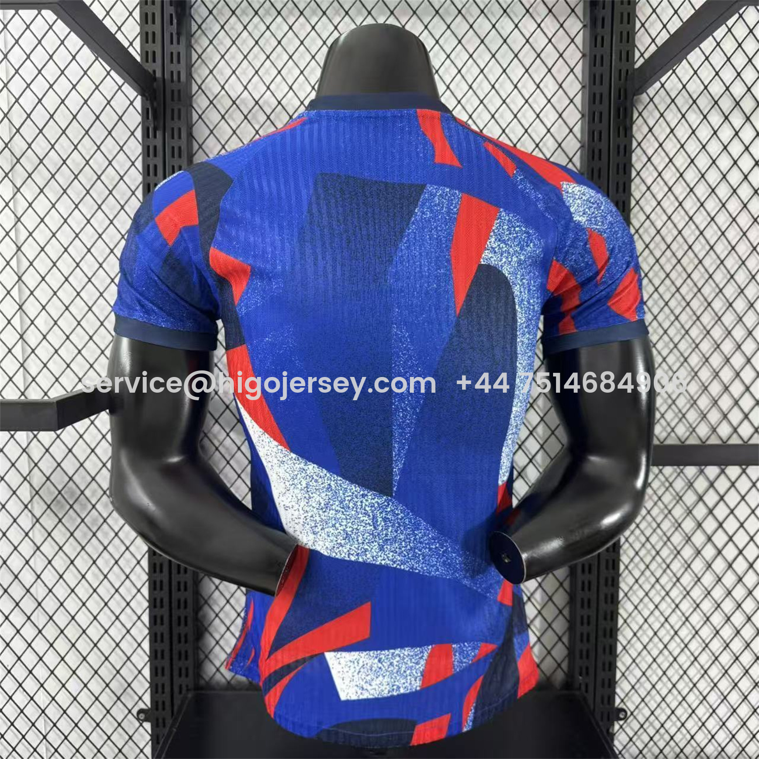 Higojerseys-Barcelona 25-26 Blue And Red Pre-Match Jersey - Player Version