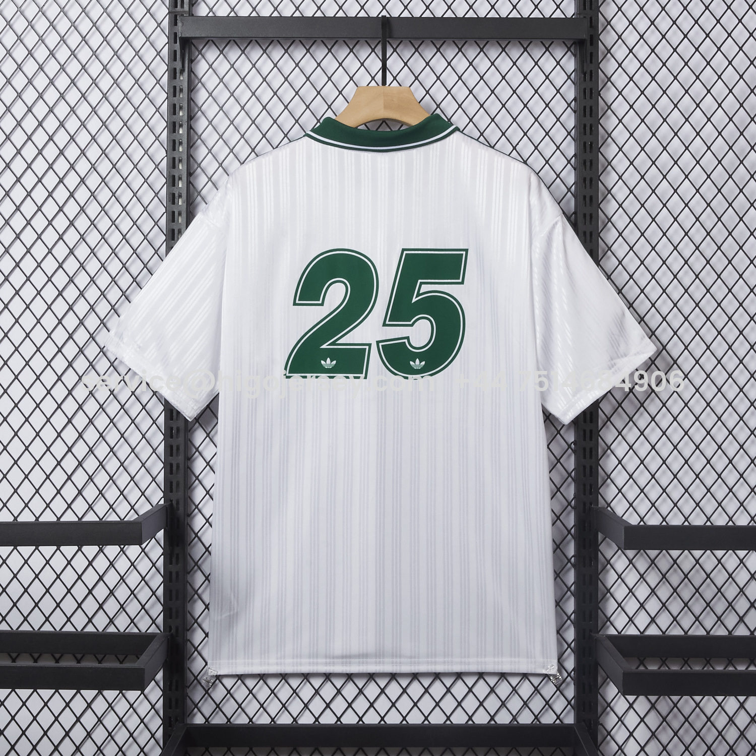 Higojerseys-Bohemian 25-26 Oasis Originals Tour Light White Jersey With Number 25 - Fans Version