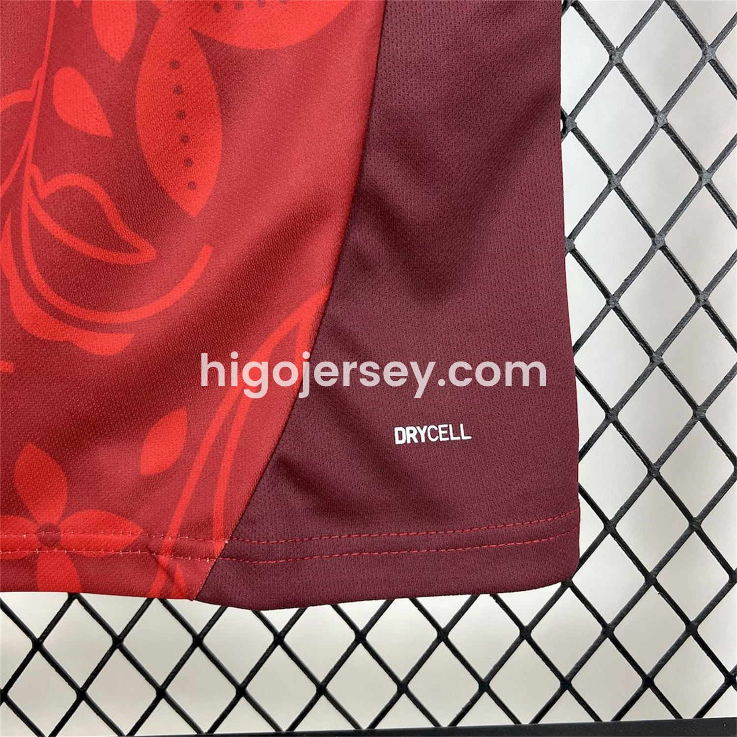 Higojerseys-Portugal 2025-26 Red Flower Training Jersey - Fans Version