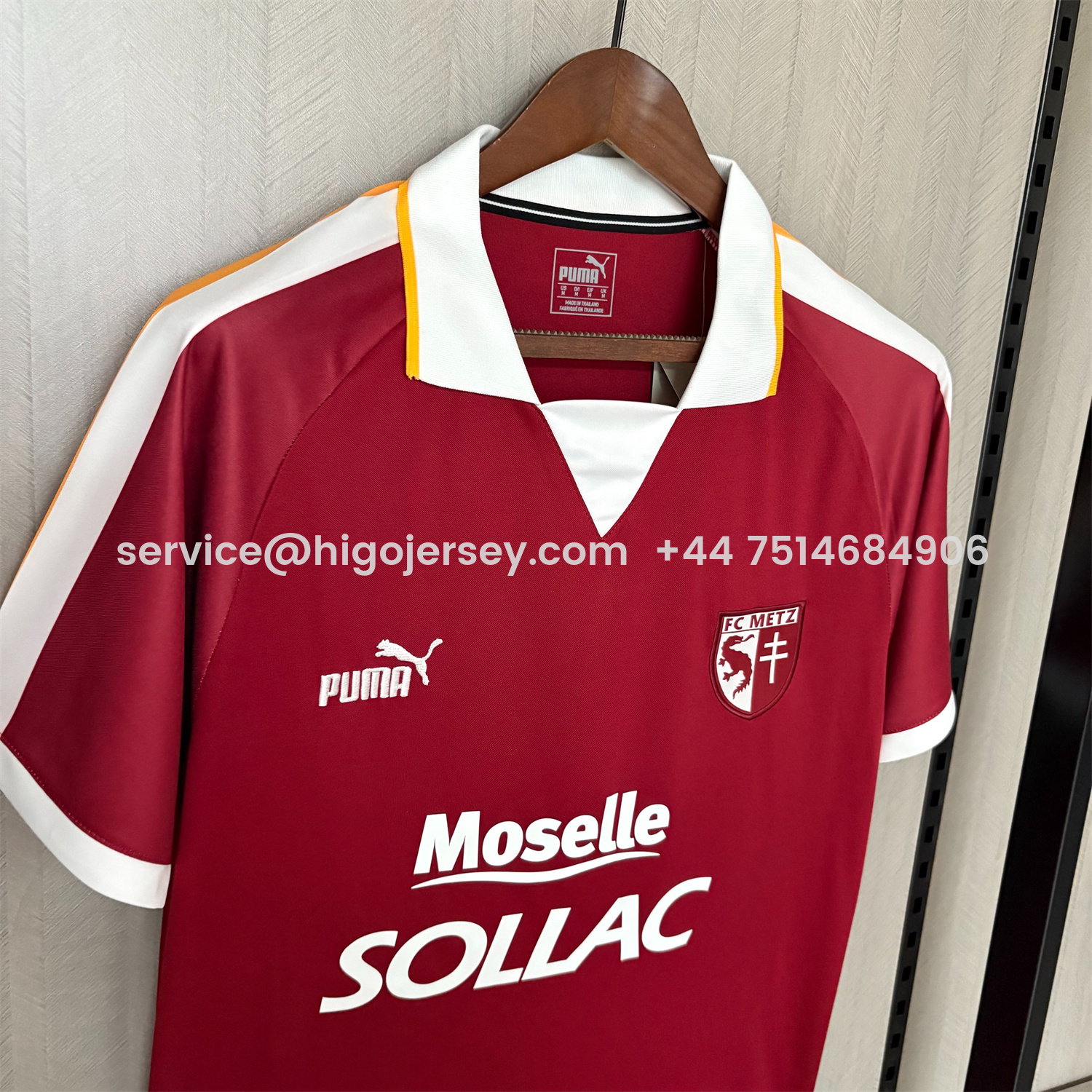Higojerseys-Retro Metz 2003-04 Home Jersey