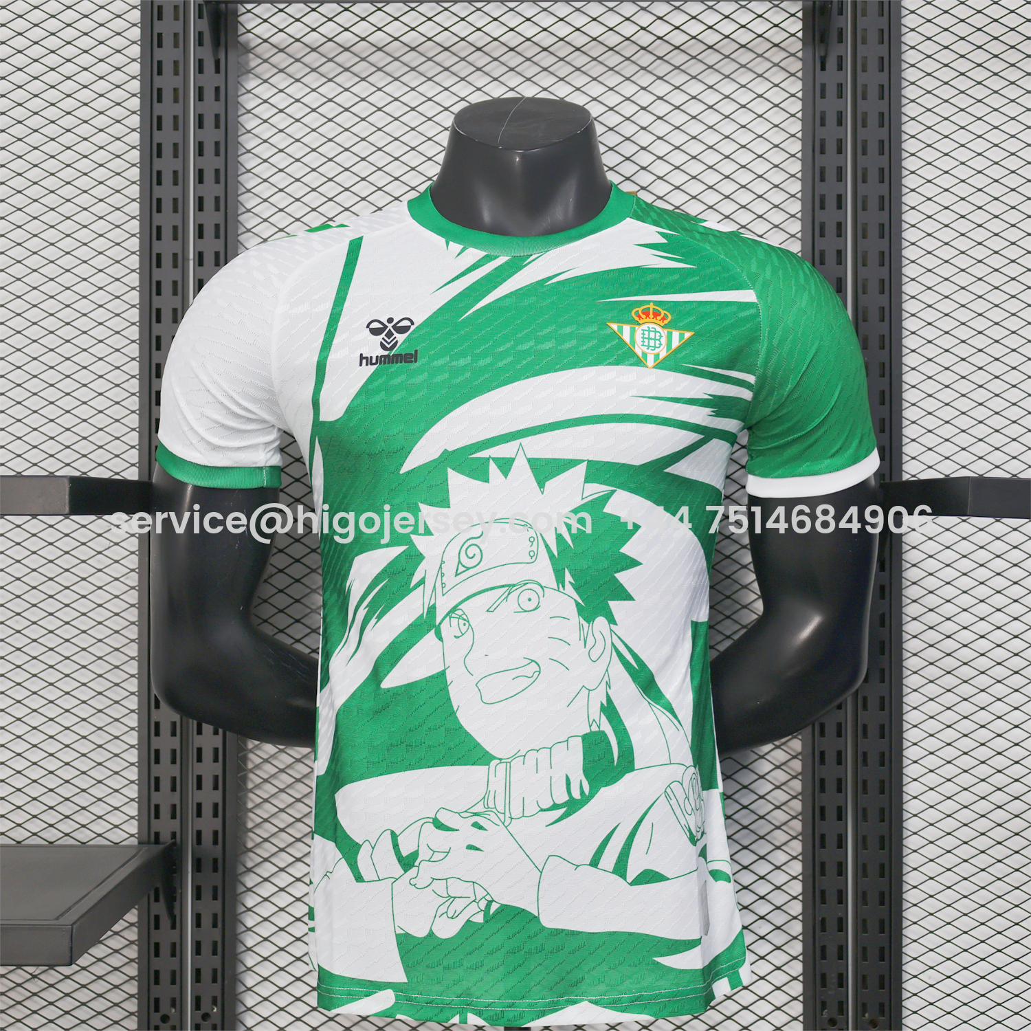 Higojerseys-Real Betis 25-26 NARUTO Special Edition Jersey - Player Version