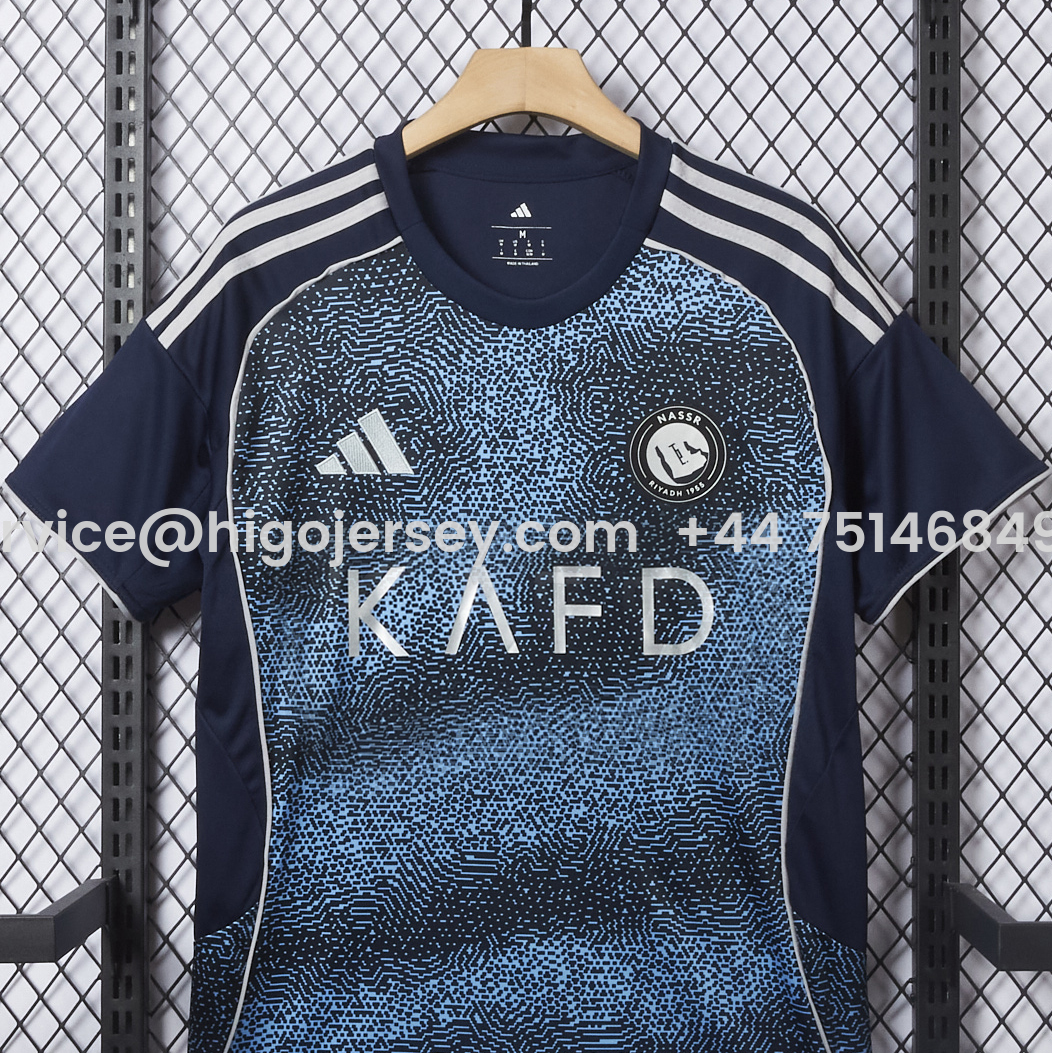 Higojerseys-Al Nassr Riyadh Victory 25-26 Third Jersey - Fans Version