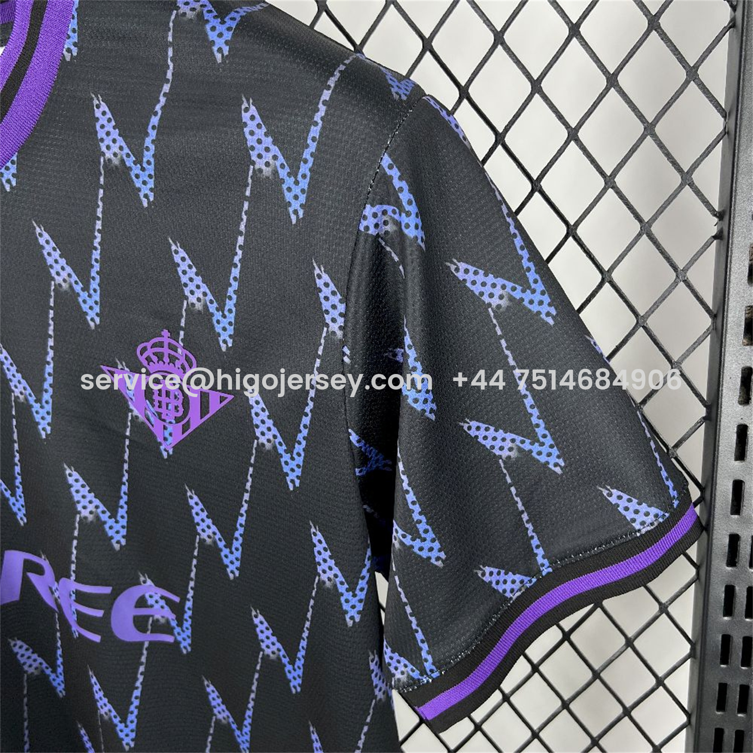 Higojerseys-Real Betis 25-26 Black Training Jersey - Fans Version