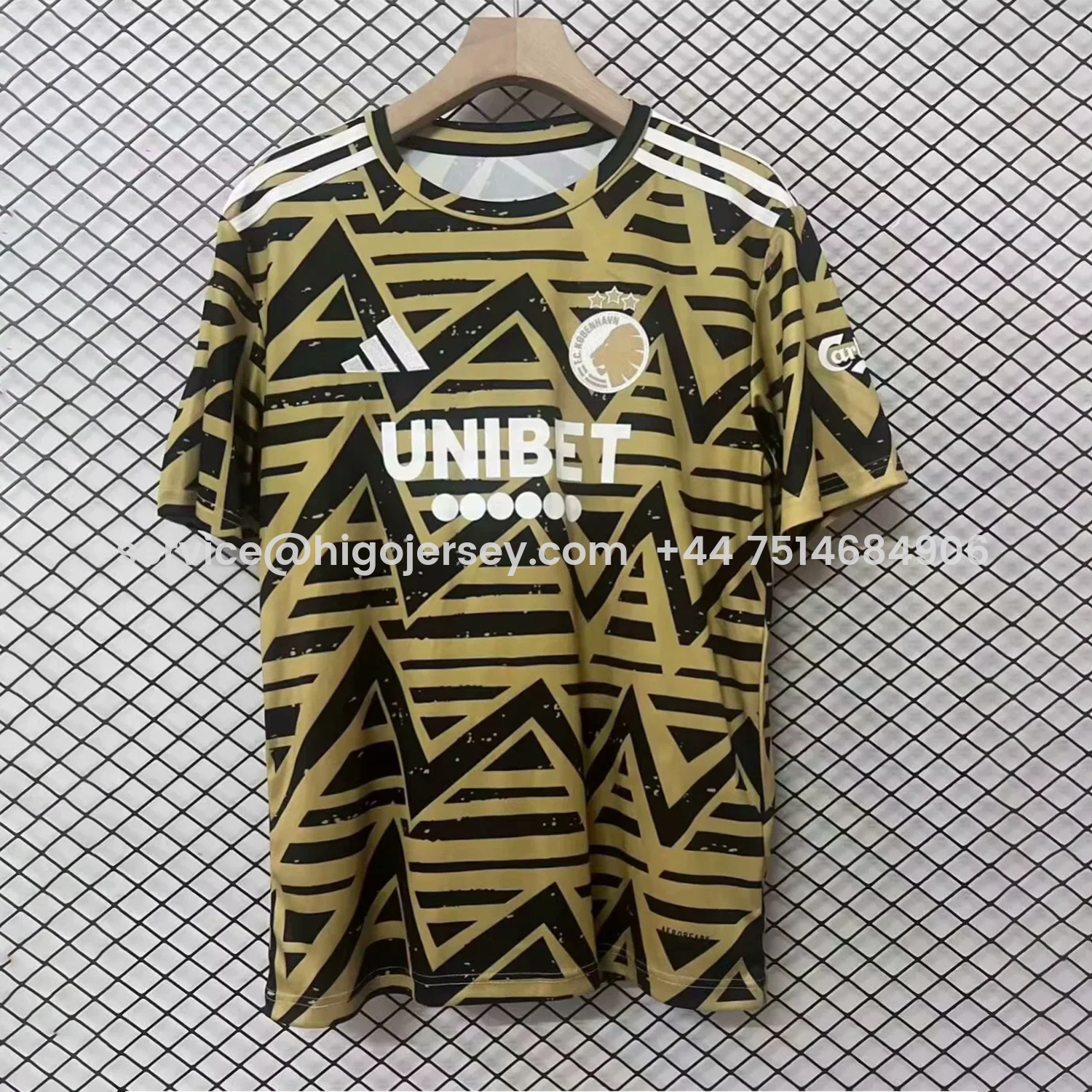 Higojerseys-Copenhagen 24-25 Champions Goalkeeper Jersey - Fans Version