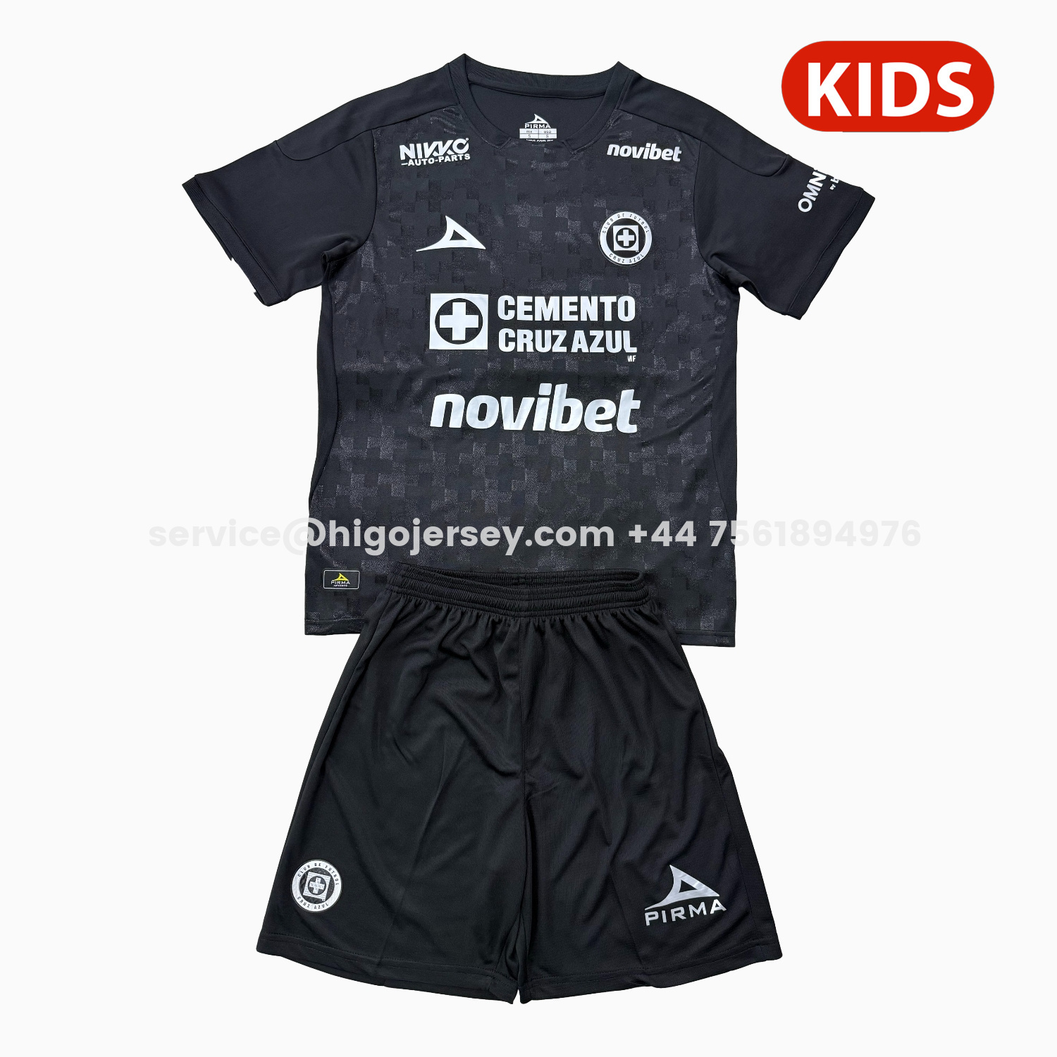 Higojerseys-Cruz Azul 25-26 Third Kids Kit