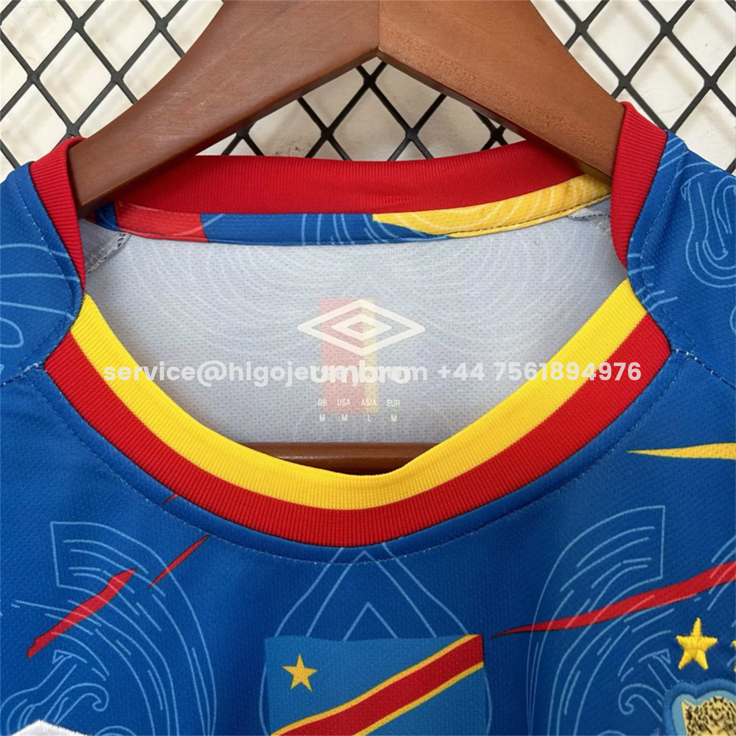 Higojerseys-Congo 2026 Blue And Red Special Jersey - Fans Version