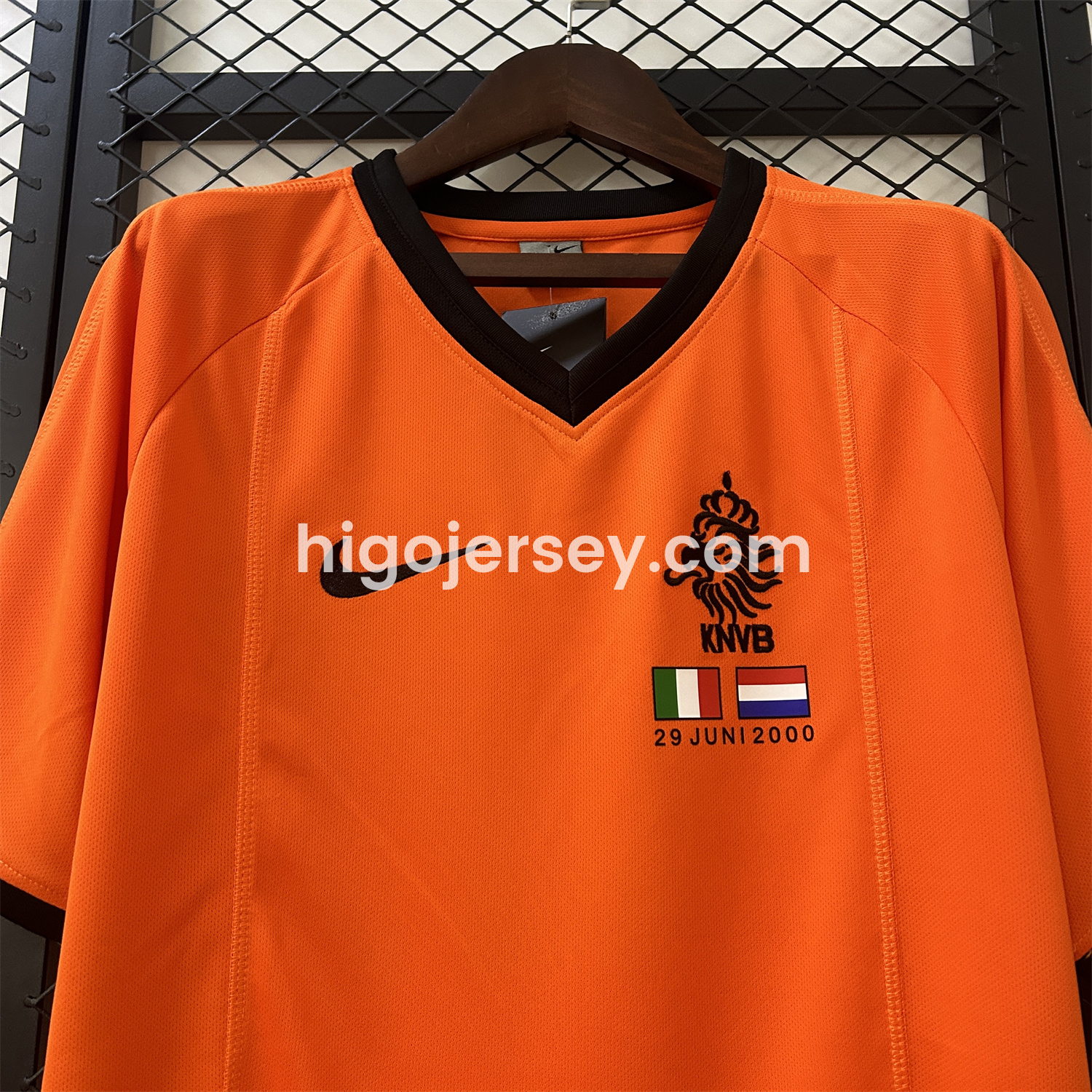 Higojerseys-Retro Netherlands 2000 Home Stadium Jersey