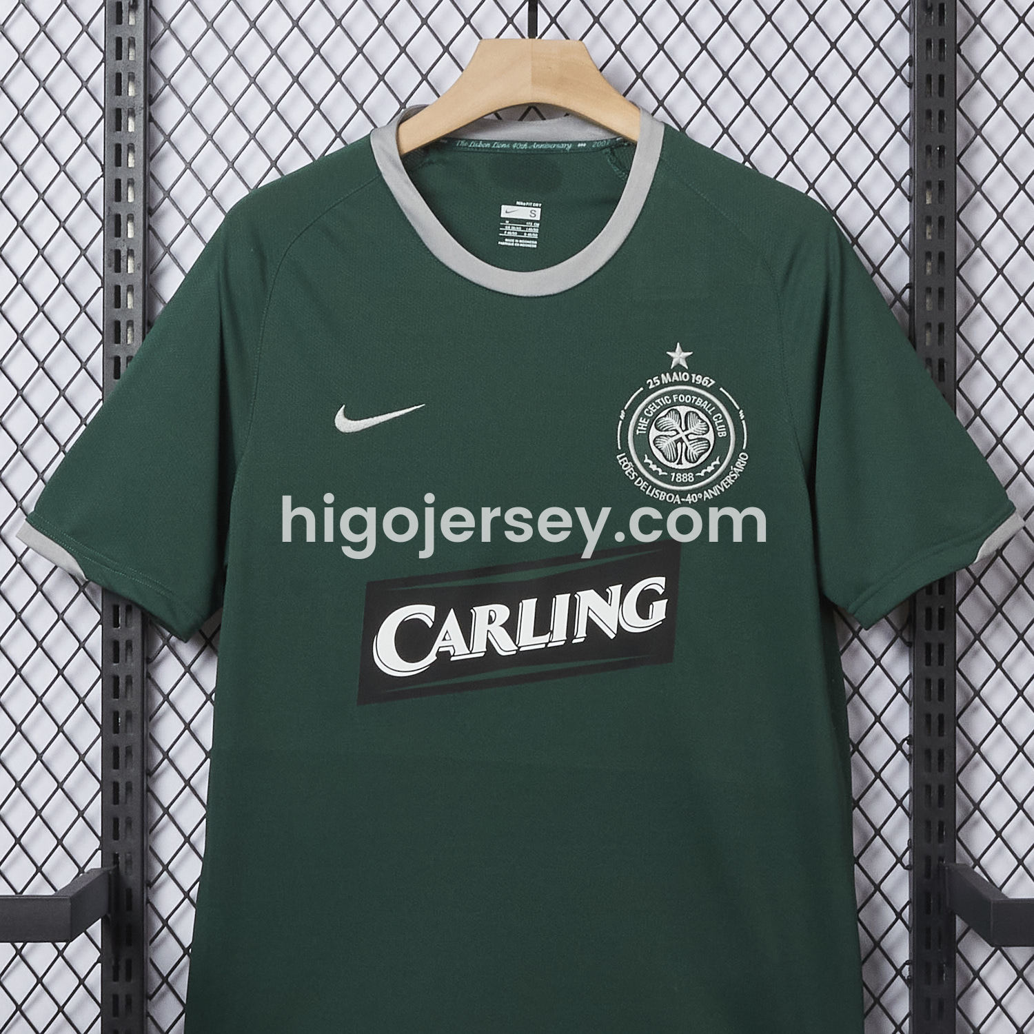Higojerseys-Retro Celtic 2006-07 Champions League 40th Anniversary Away Jersey