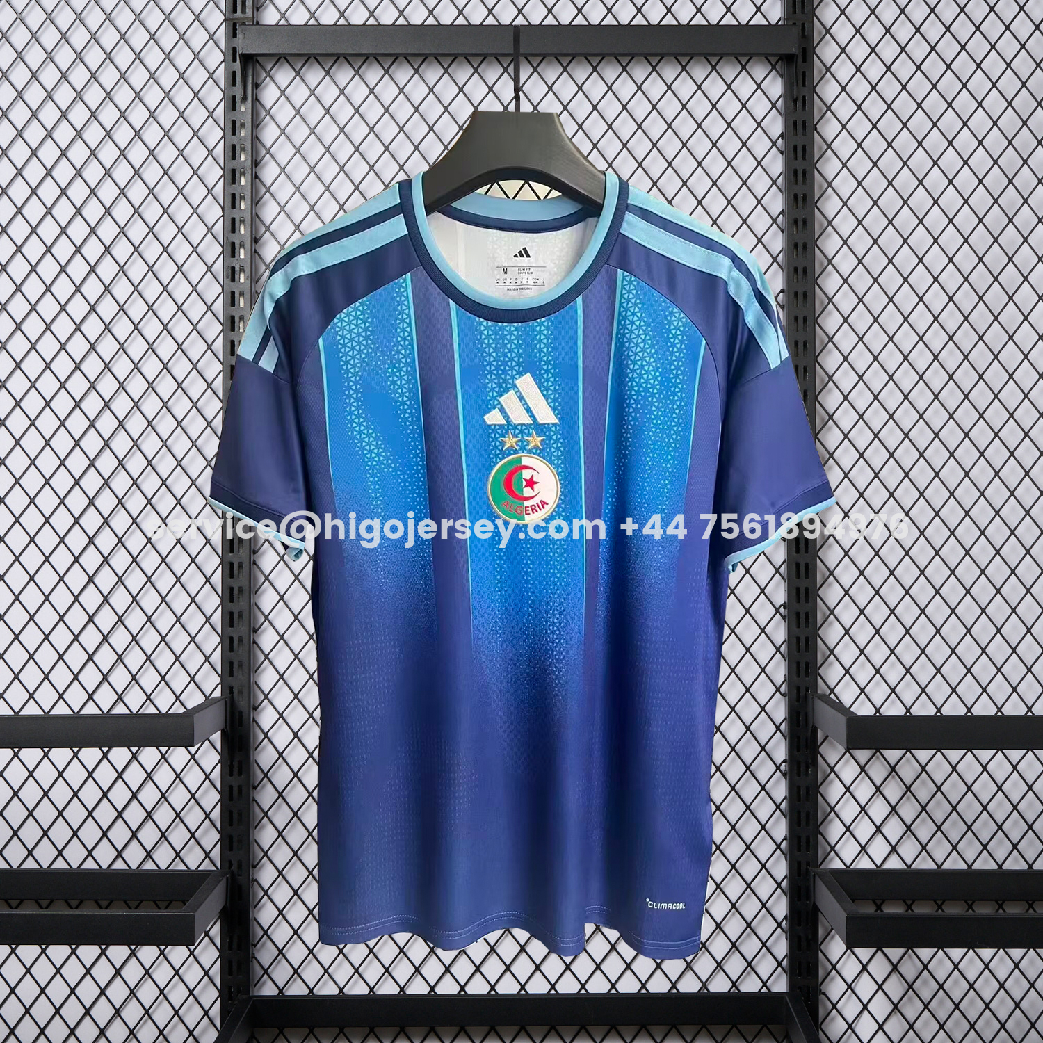 Higojerseys-Algeria 2026 Training Blue Jersey - Fans Version
