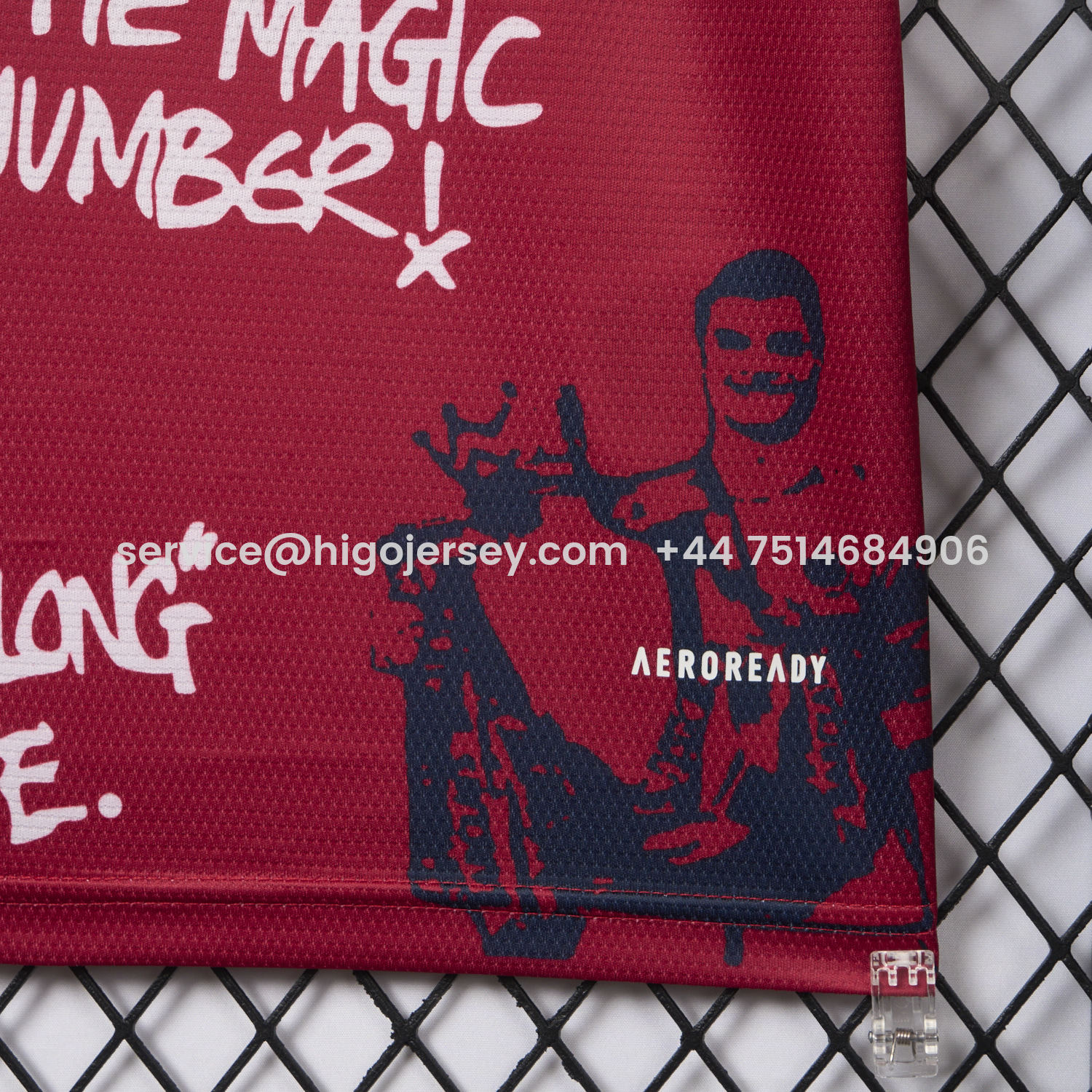 Higojerseys-Retro Manchester United 21-22 Home Ronaldo Graffiti Edition Special Edition Jersey