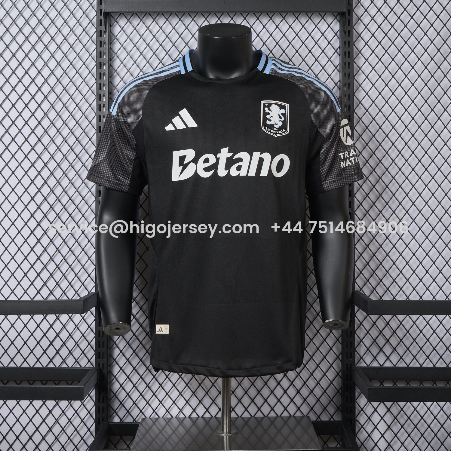 Higojerseys-Aston Villa 25-26 Away Jersey - Player Version