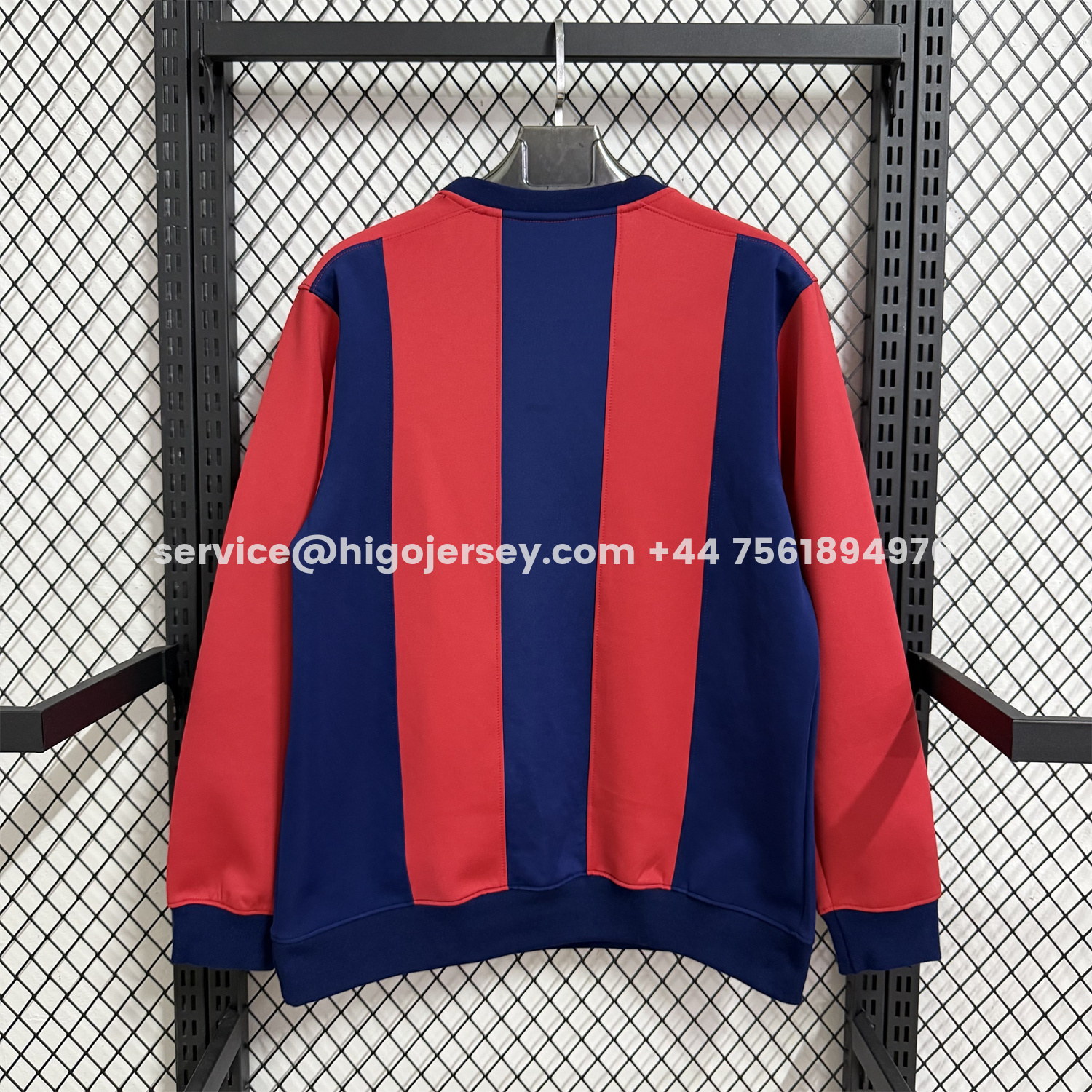 Higojerseys-Barcelona 25-26 Red And Blue Unisex Pullover Hoodie