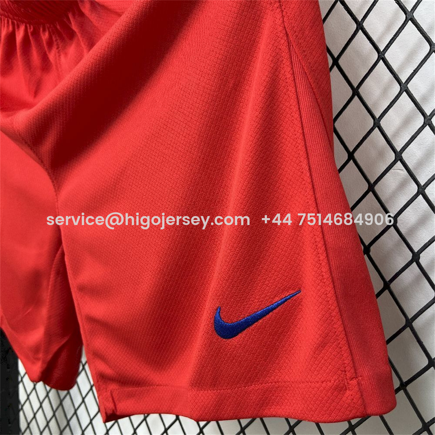 Higojerseys-Paris Saint-Germain PSG 25-26 Third Red Shorts - Fans Version