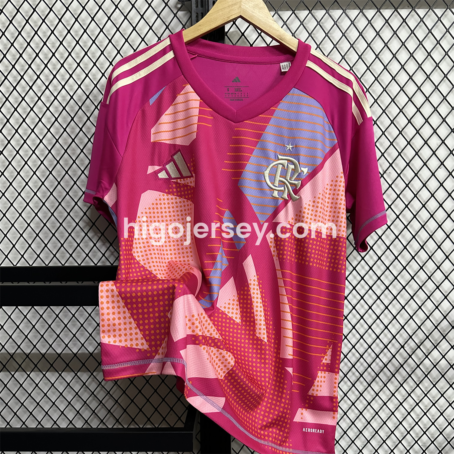 Higojerseys-Flamengo 25-26 Pink Goalkeeper Jersey - Fans Version