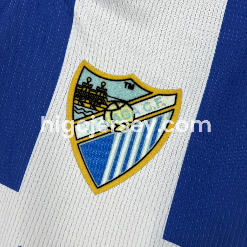 Higojerseys-Málaga 24-25 La Liga Promotion 25th Anniversary Jersey - Fans Version
