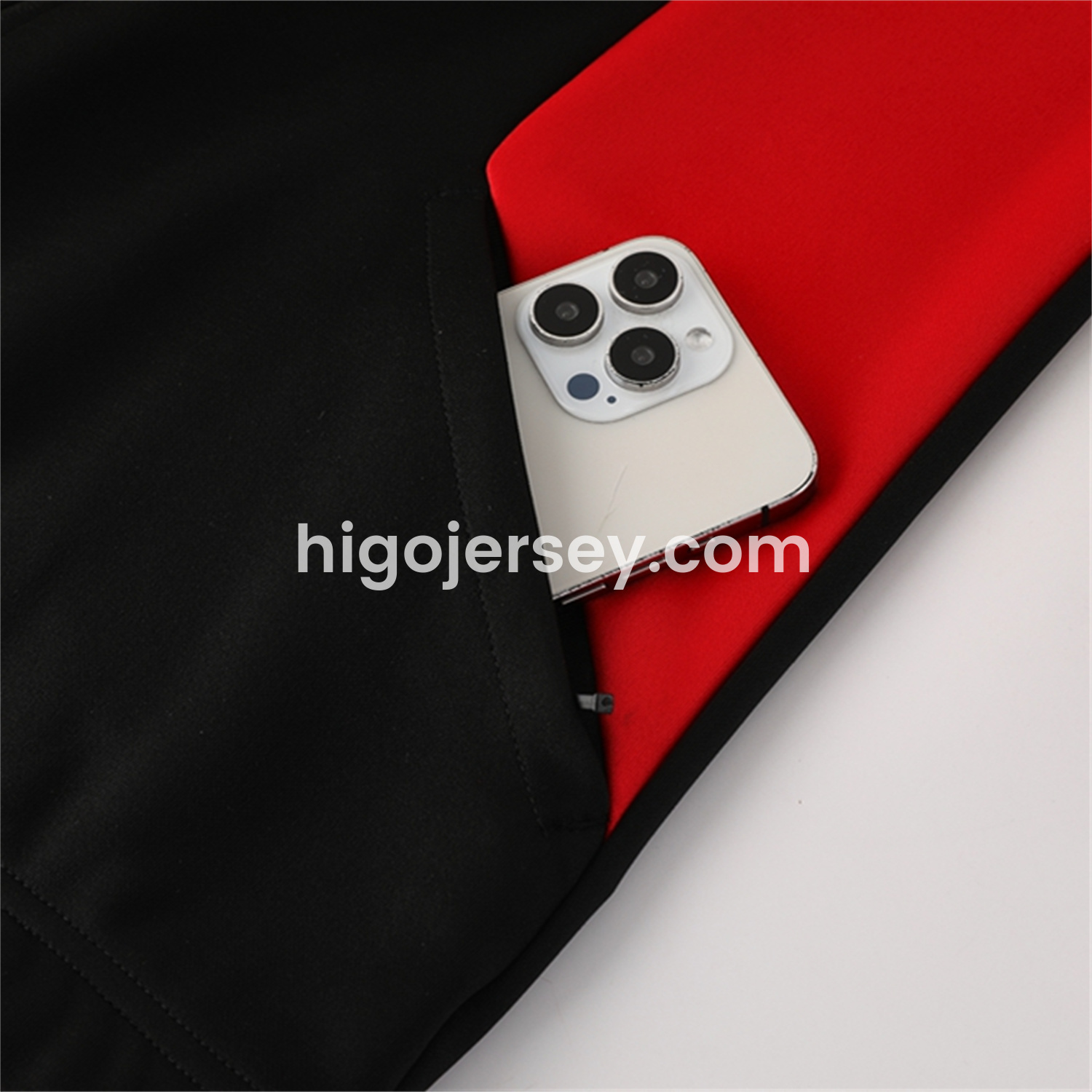 Higojerseys-AC Milan 25-26 Jacket Training Tracksuit - Black top & Black Pants