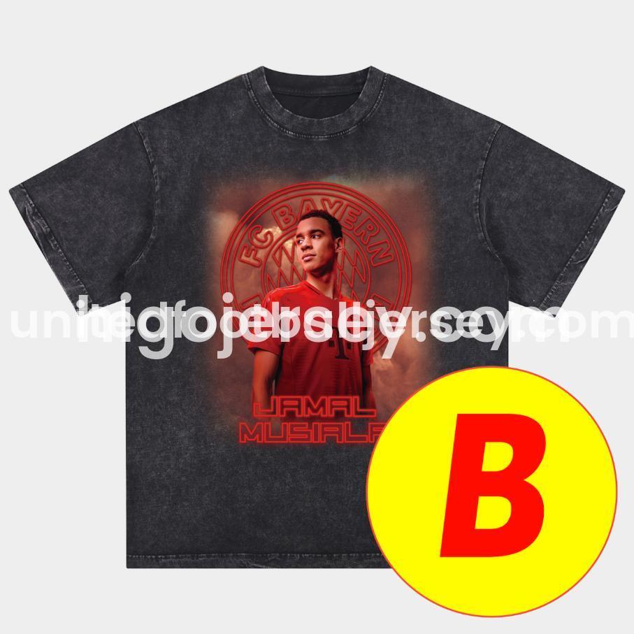 Higojerseys-Bayern Munich 125th Legendary Players Oversized Washed T-Shirt