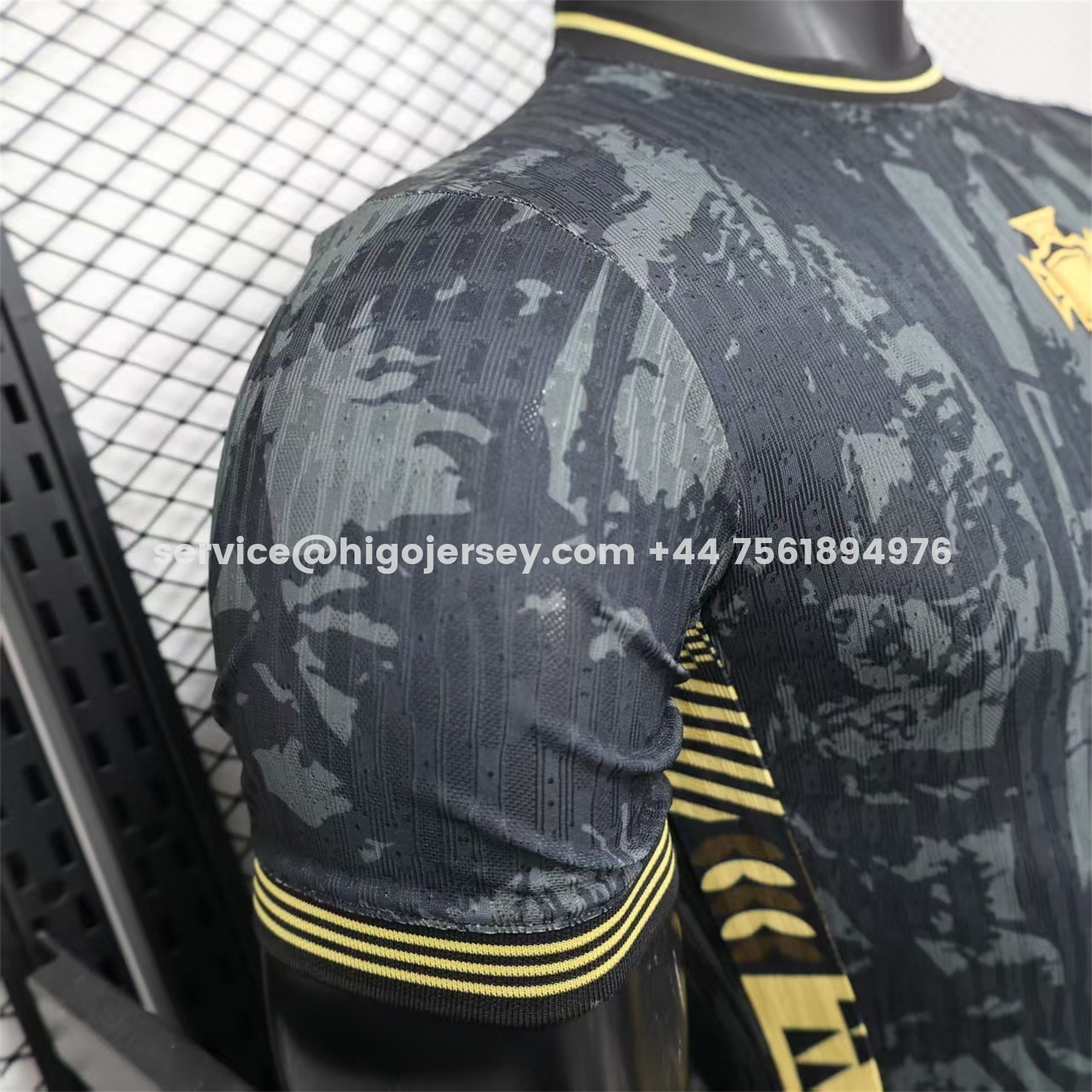 Higojerseys-Portugal 2026 COMMA Black CR7 Special Jersey - Player Version